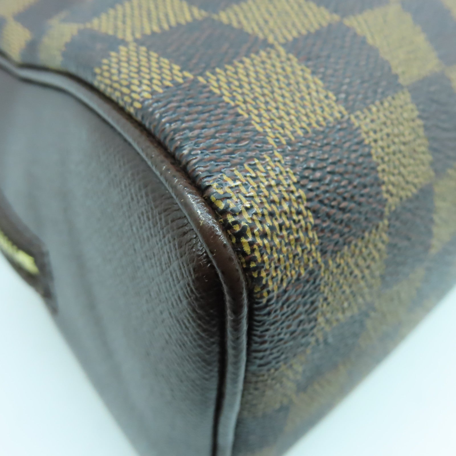 LOUIS VUITTON 【激減優惠】Damier Brera金扣手挽袋啡色