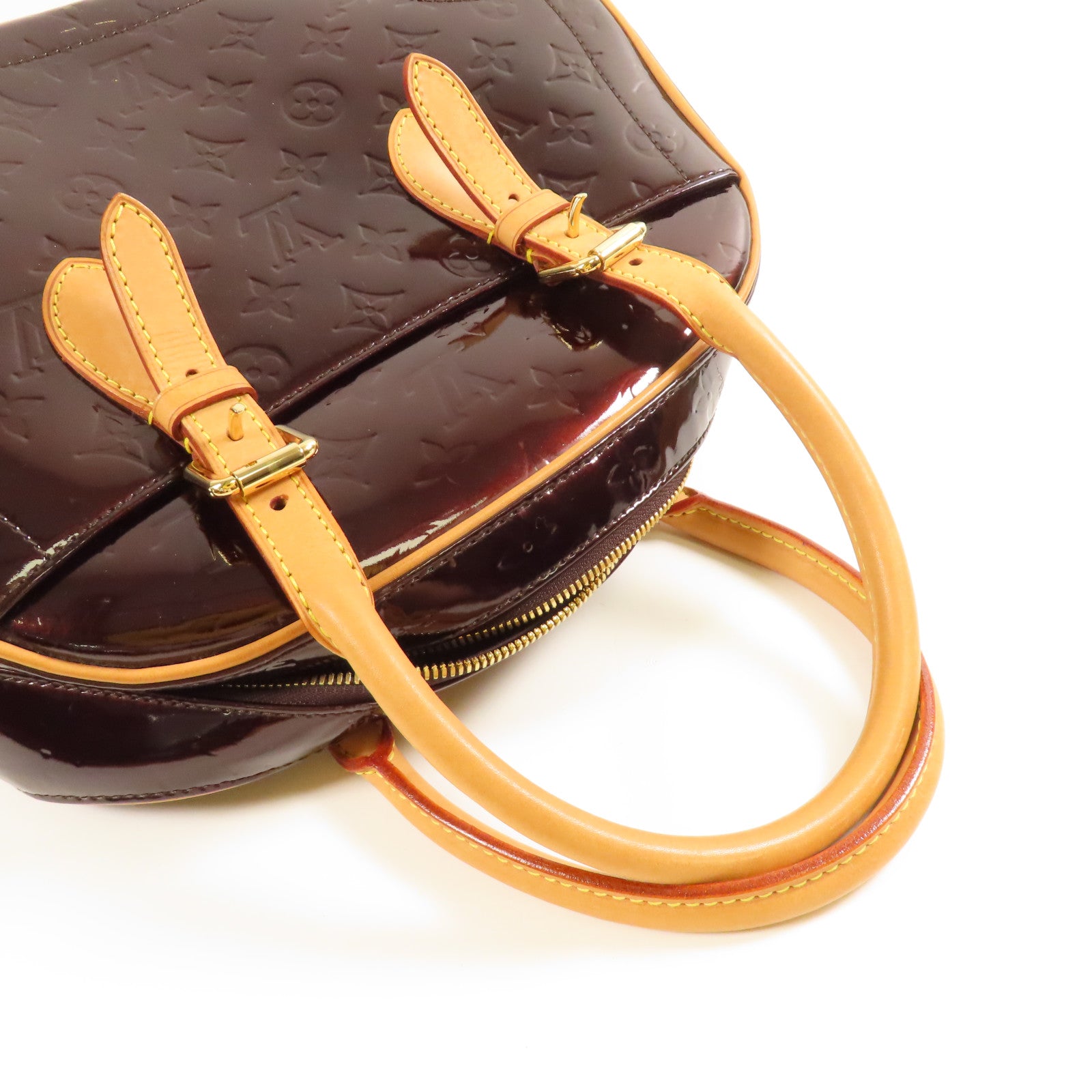 LOUIS VUITTON Vernis Summit Drive金扣手挽袋