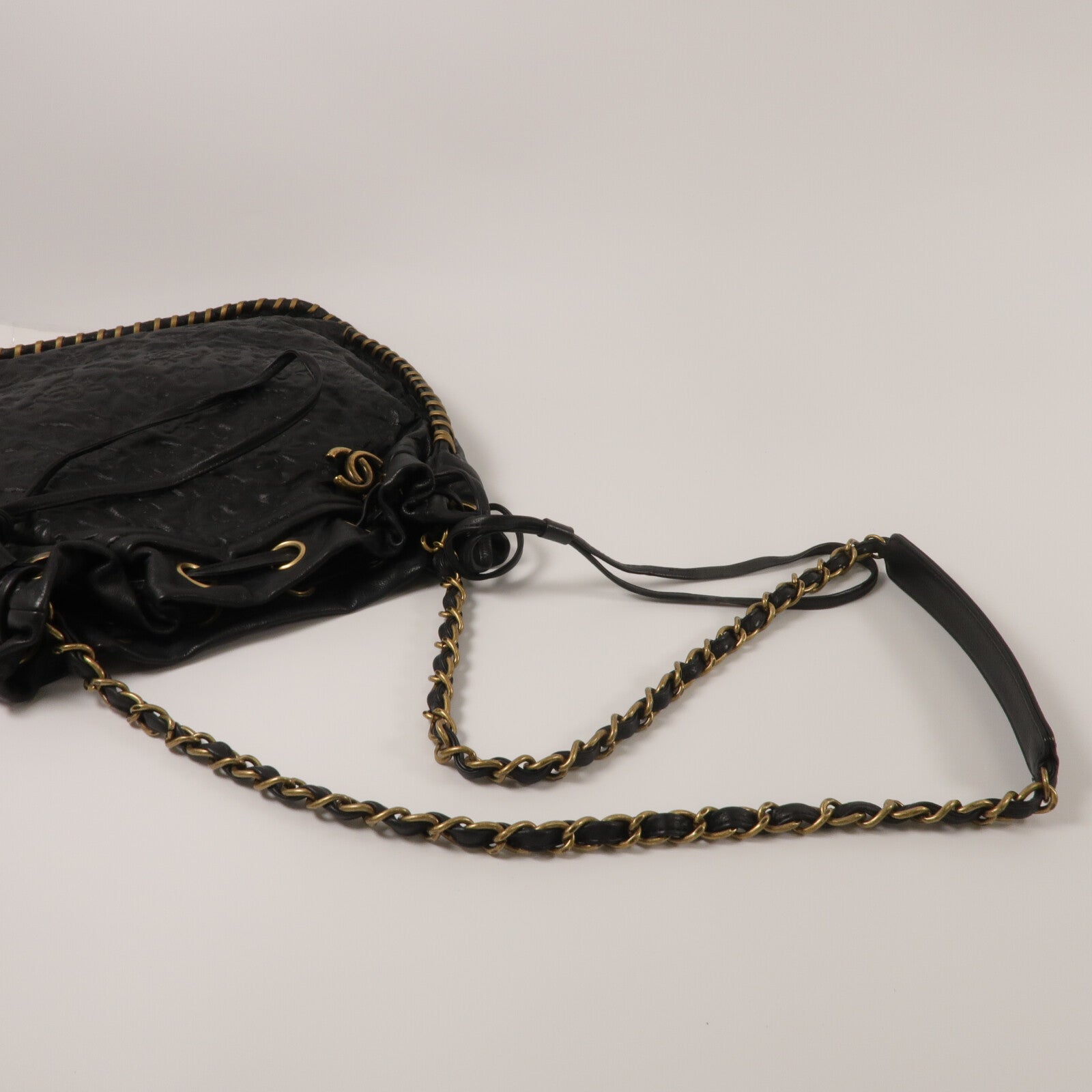 CHANEL 牛皮皮革Shoulder Bag鏈帶肩背袋