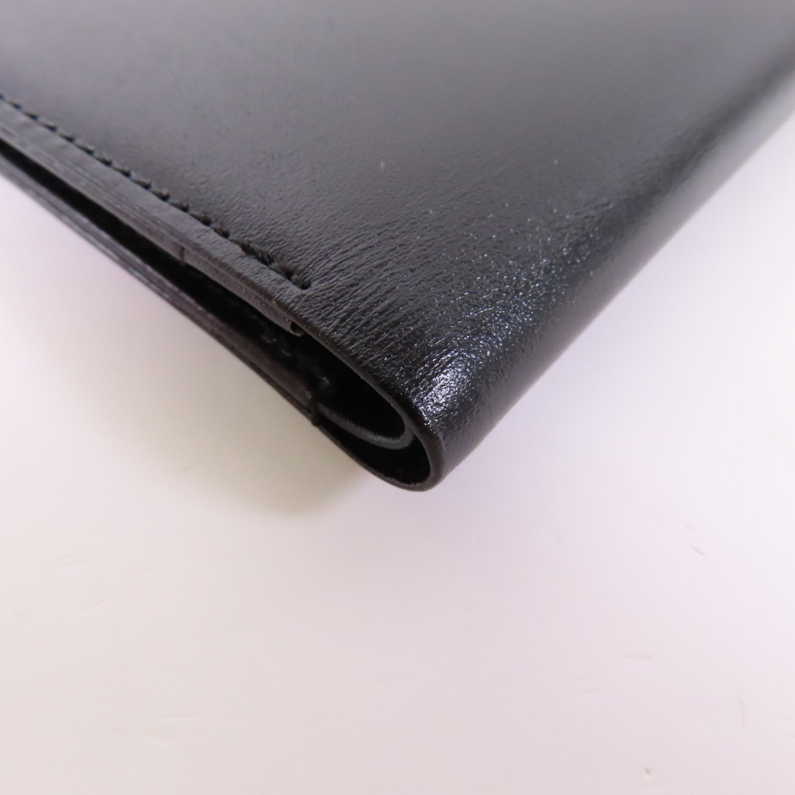MONTBLANC 牛皮皮革Wallet銀扣錢包