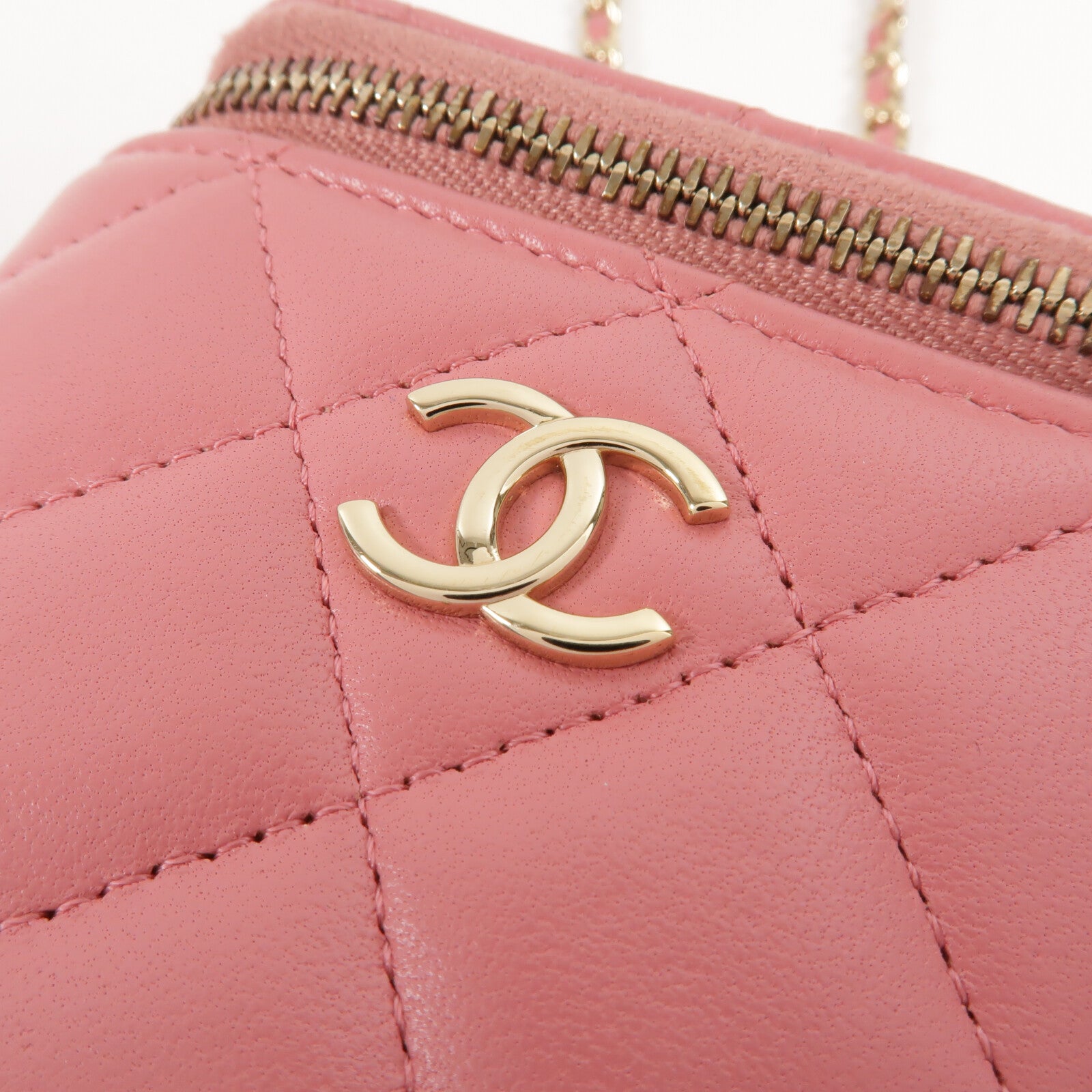 CHANEL 羊皮皮革Chain Shoulder鏈帶肩背袋