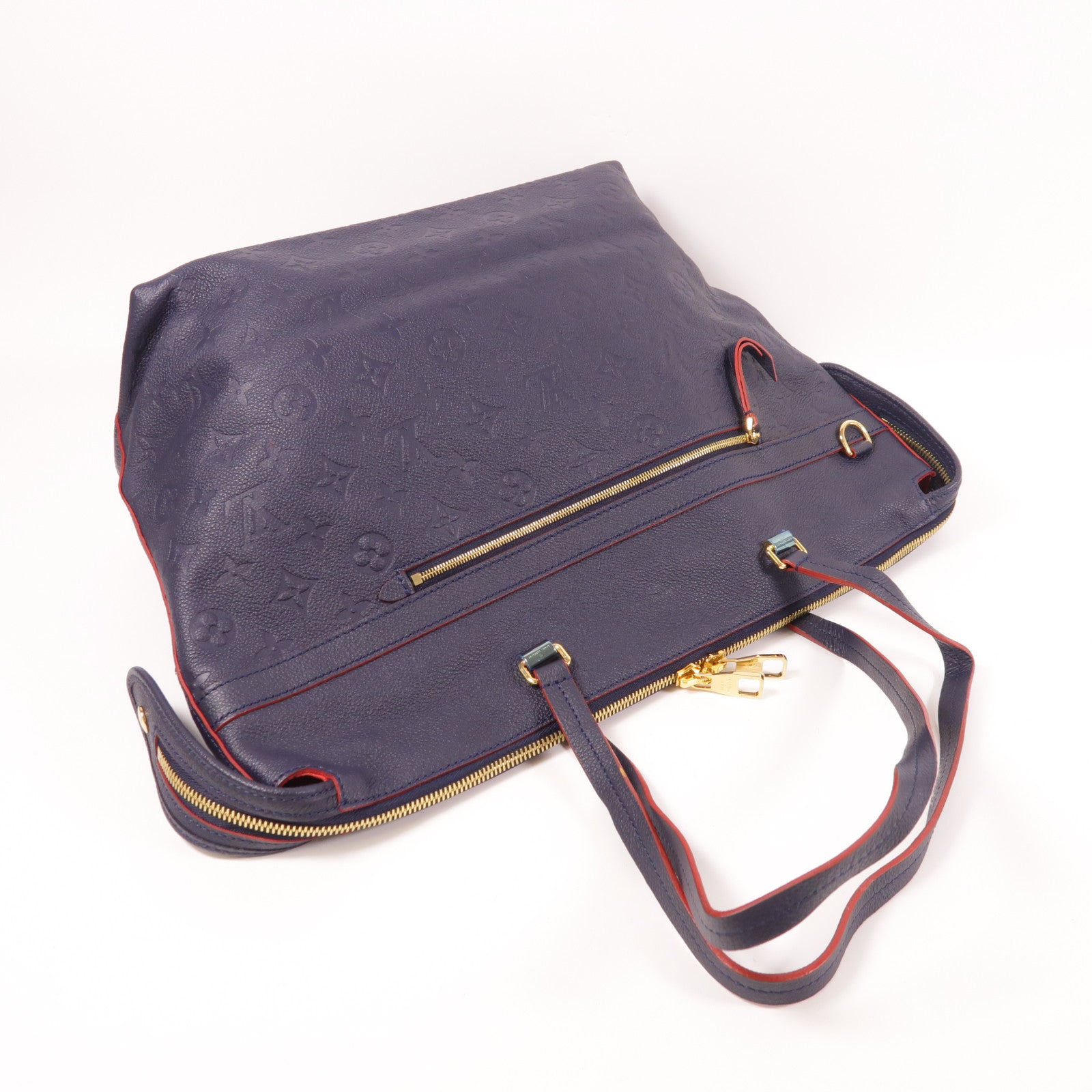 LOUIS VUITTON Monogram Empreinte Boetie金扣手挽肩背兩用袋