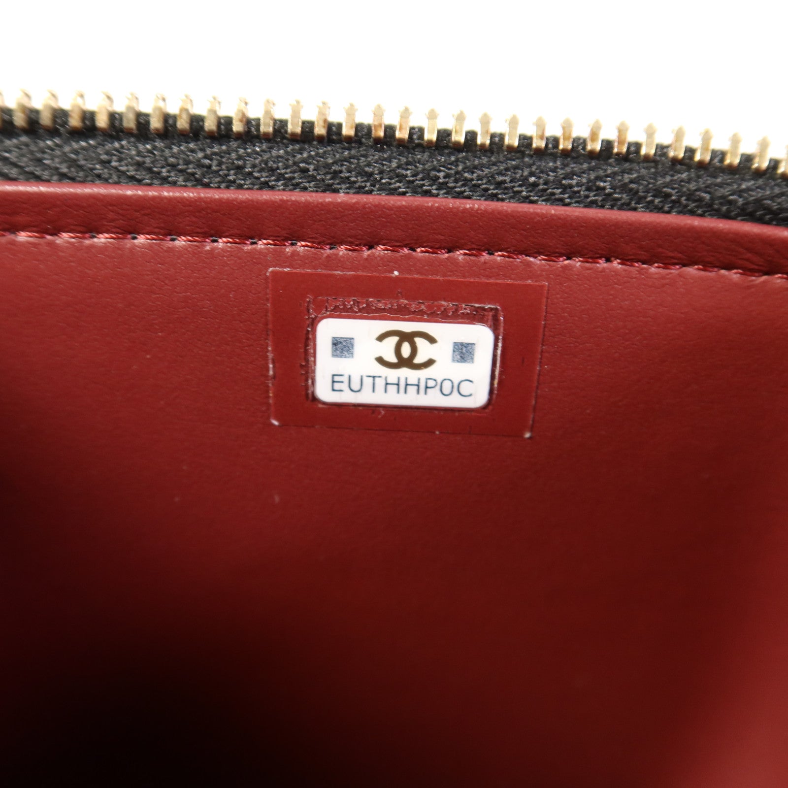 CHANEL 羊皮皮革Vanity Bag金扣鏈帶肩背袋