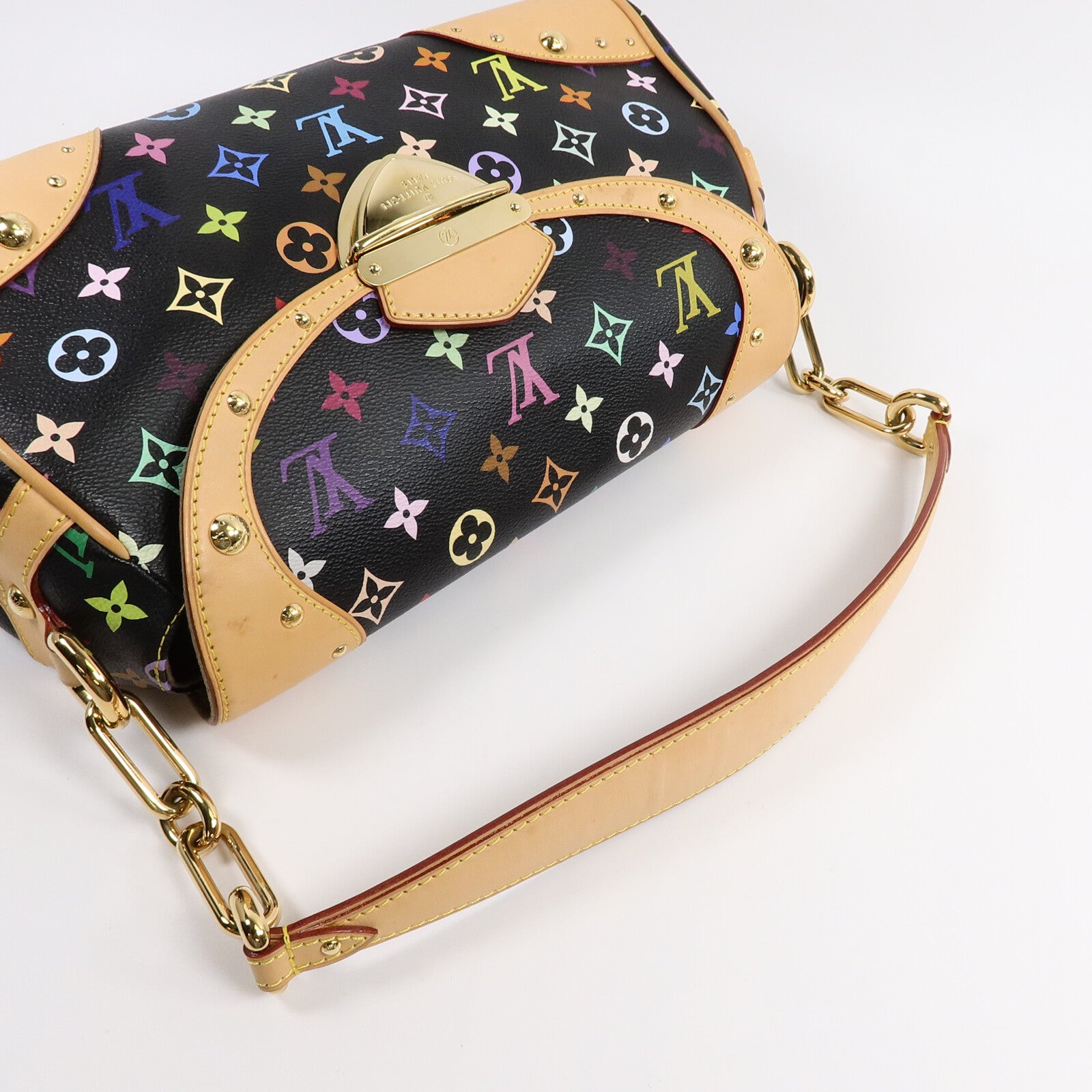 LOUIS VUITTON Monogram Multicolore Beverly MM肩背袋