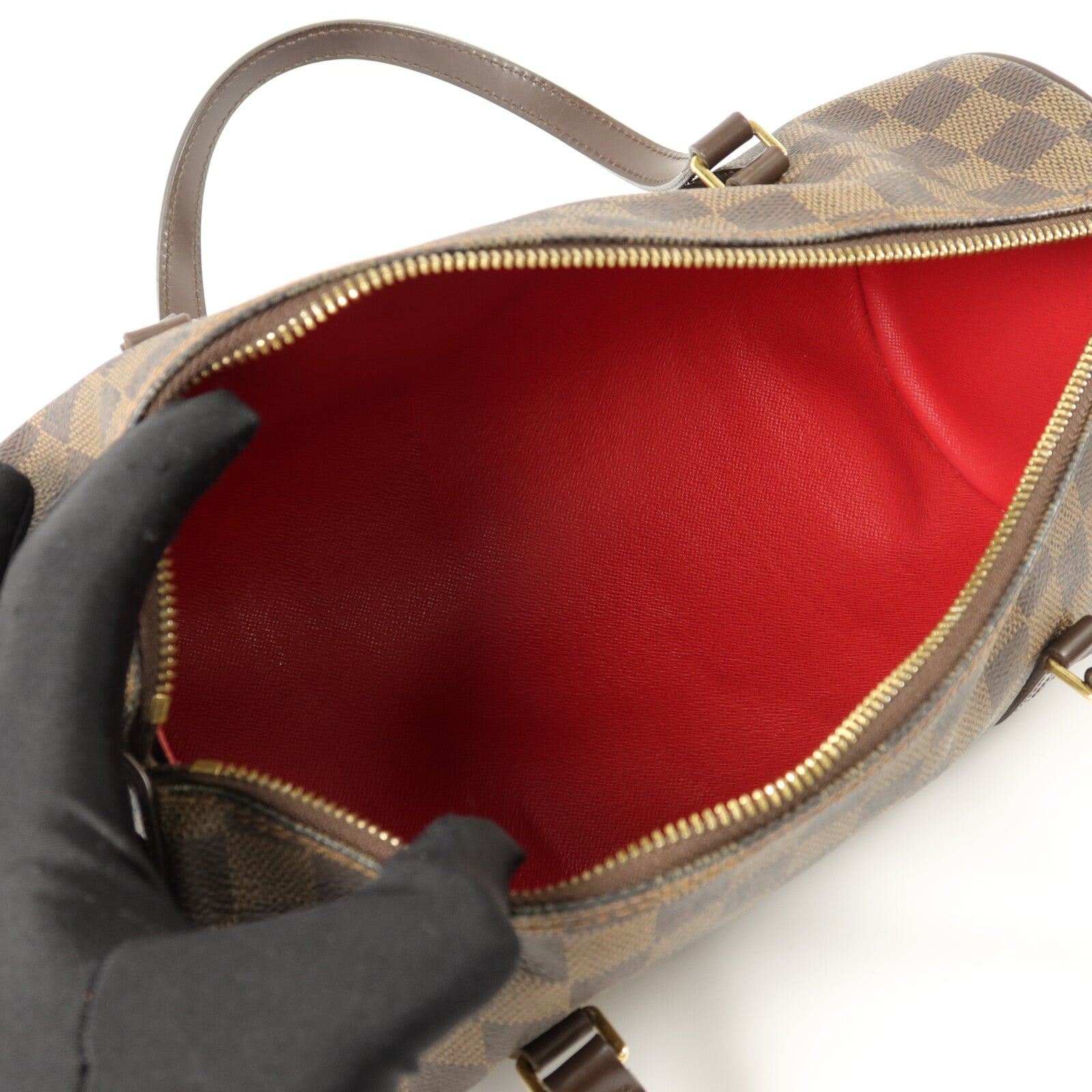 LOUIS VUITTON Damier Ebene Papillon GM肩背袋