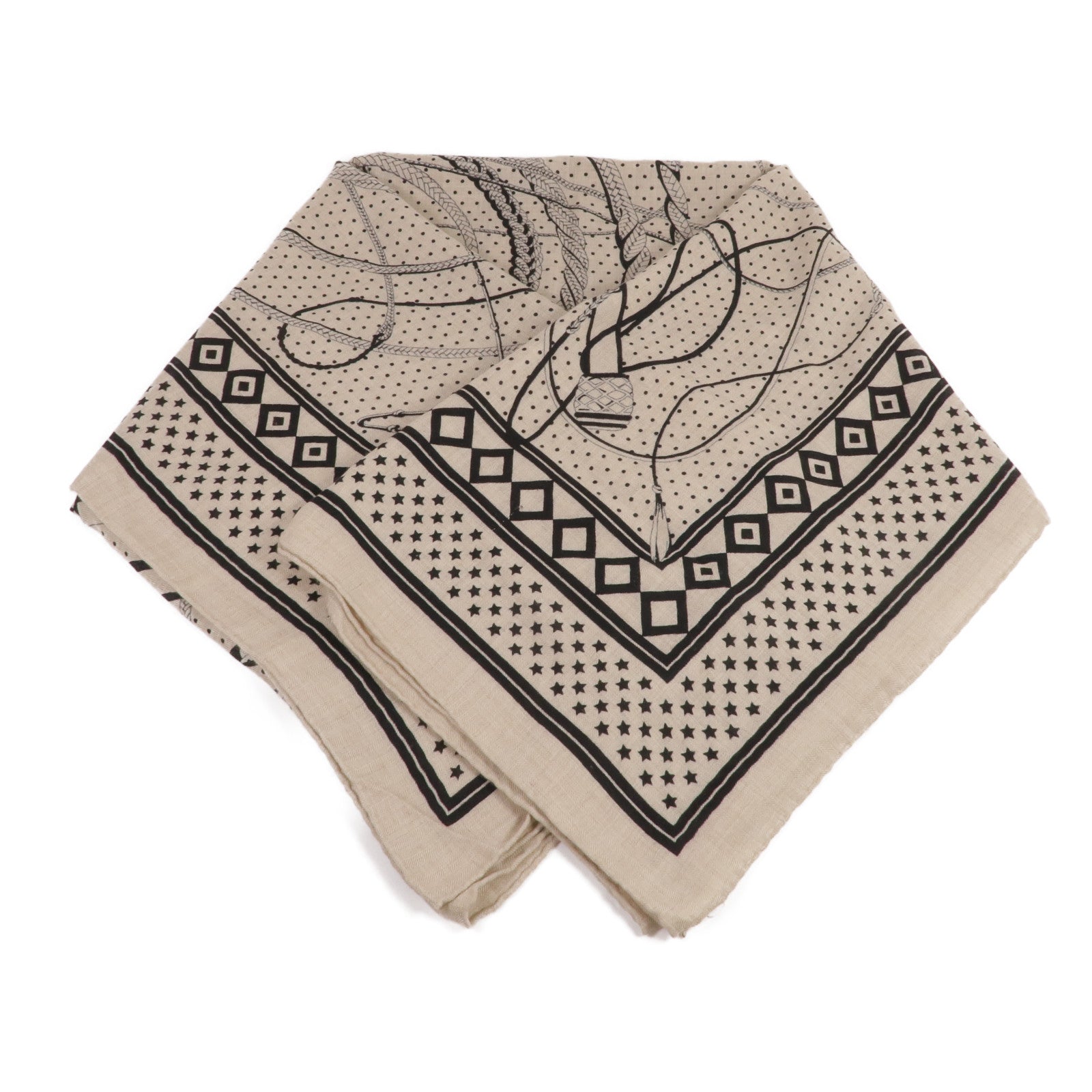 HERMES 羊絨/絲質Scarf 140圍巾