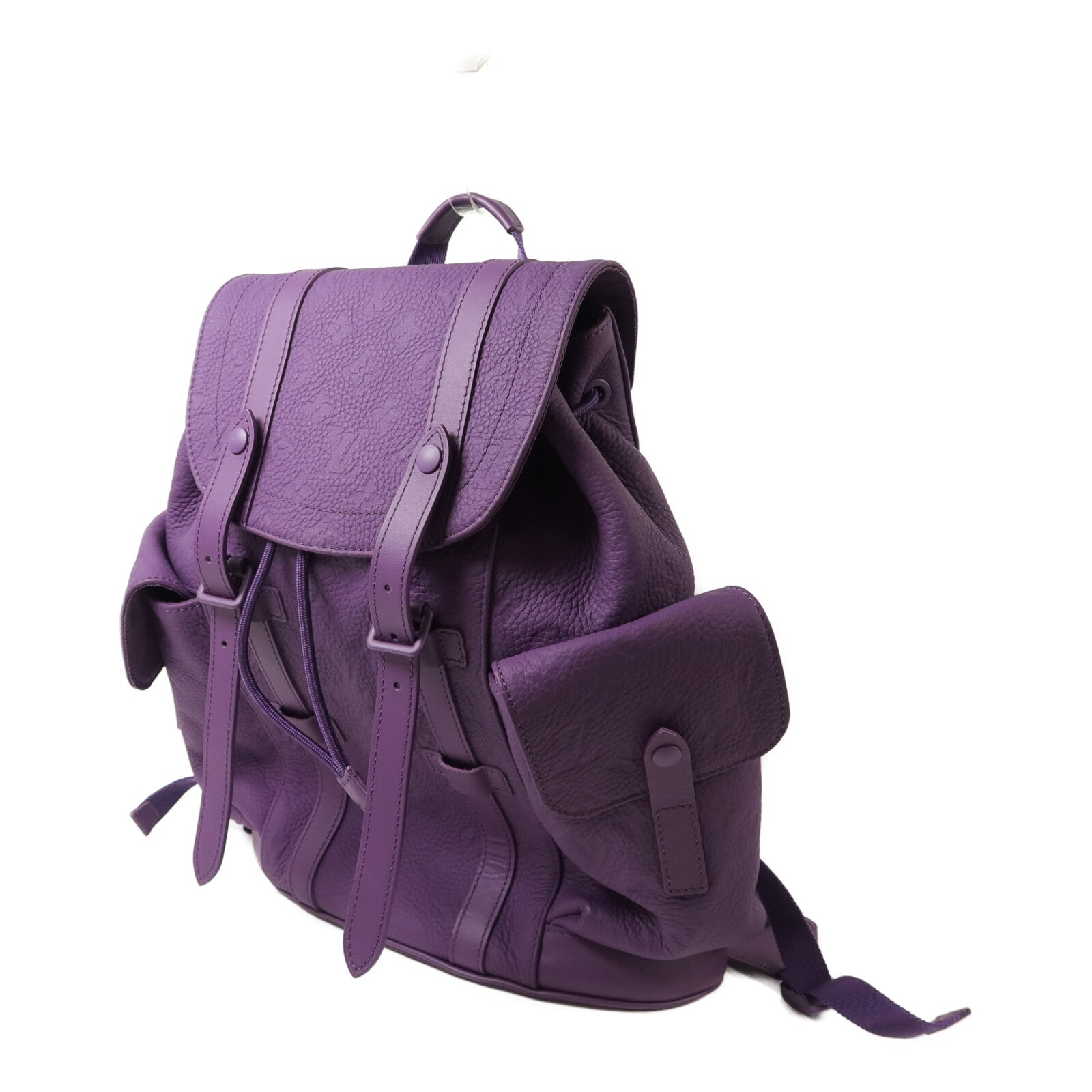 LOUIS VUITTON Monogram Taurillon Christopher PM背包