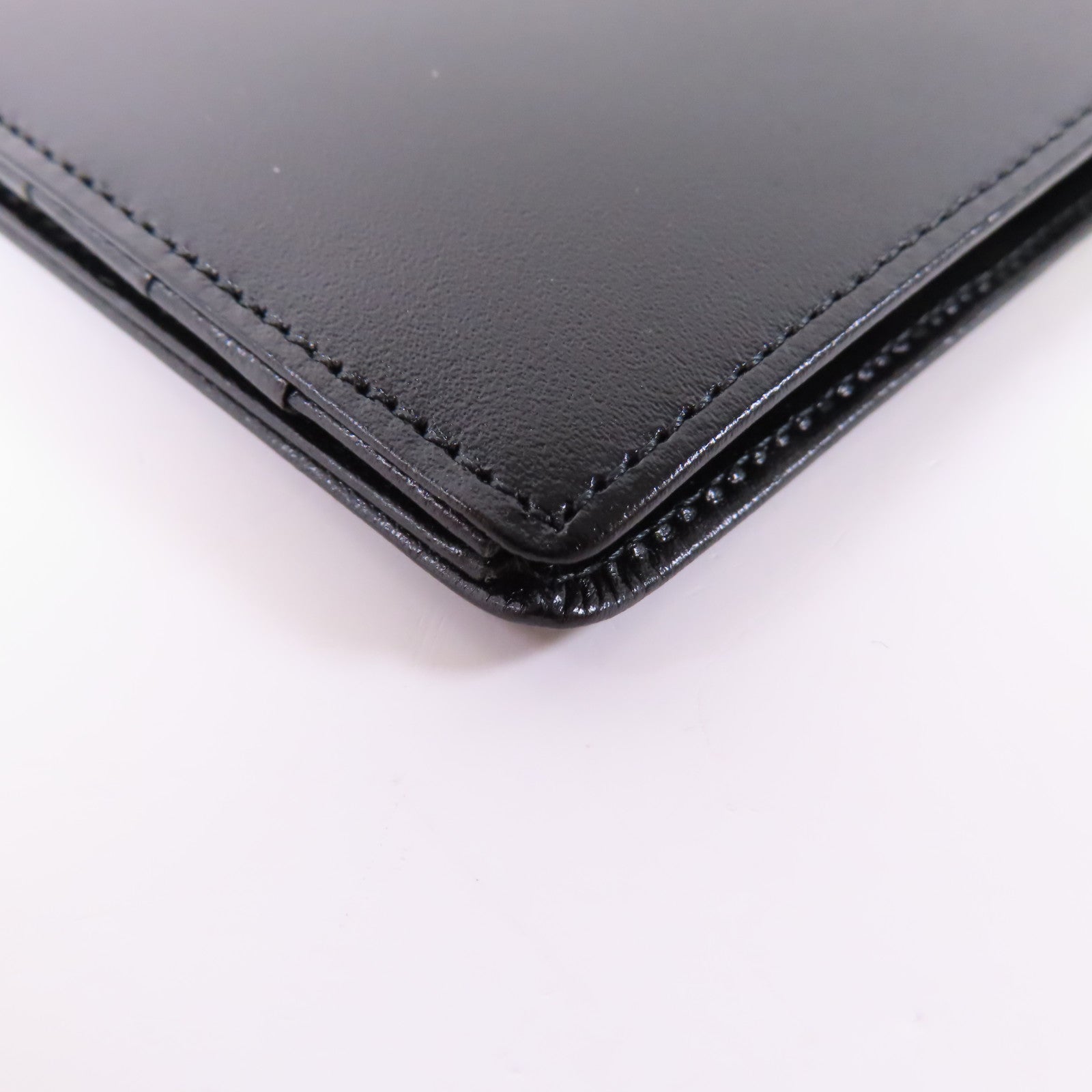 MONTBLANC 牛皮皮革Wallet銀扣錢包