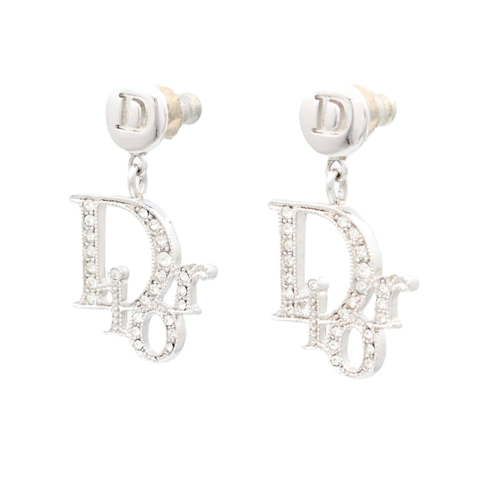 Dior 金屬Logo Earring耳環