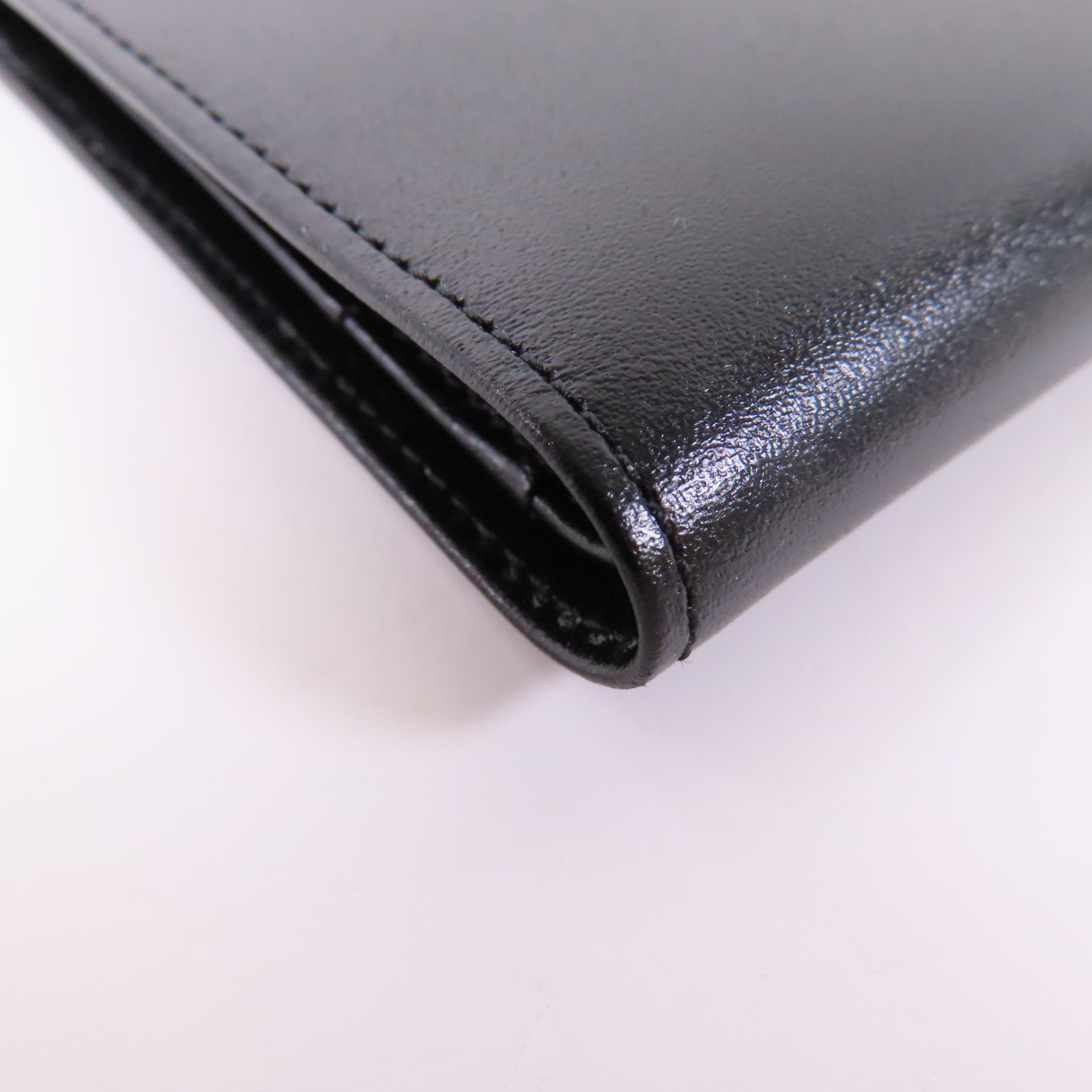 MONTBLANC 牛皮皮革Wallet銀扣錢包