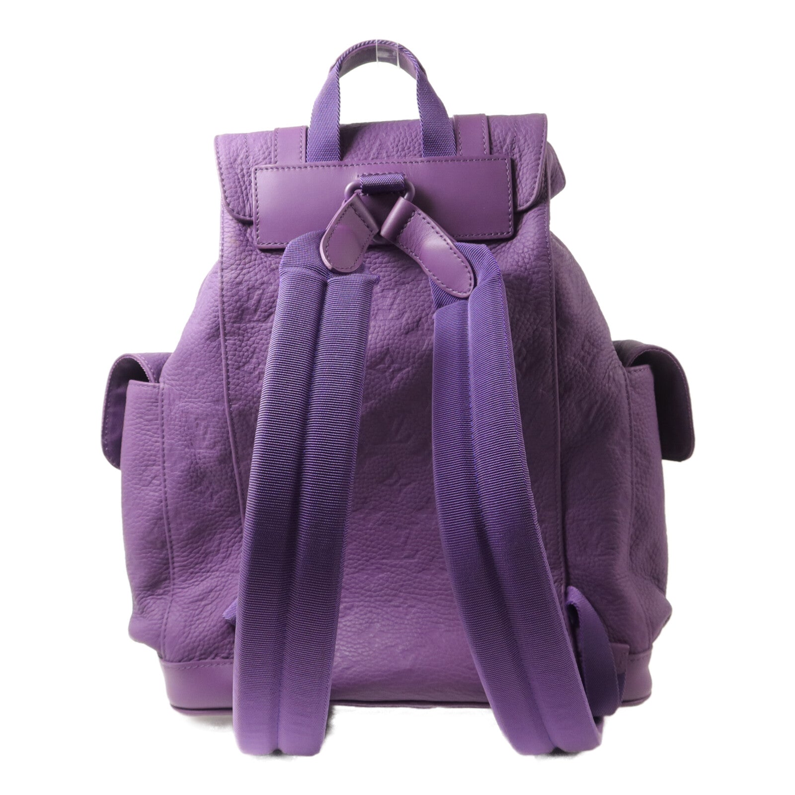 LOUIS VUITTON Monogram Taurillon Christopher PM背包