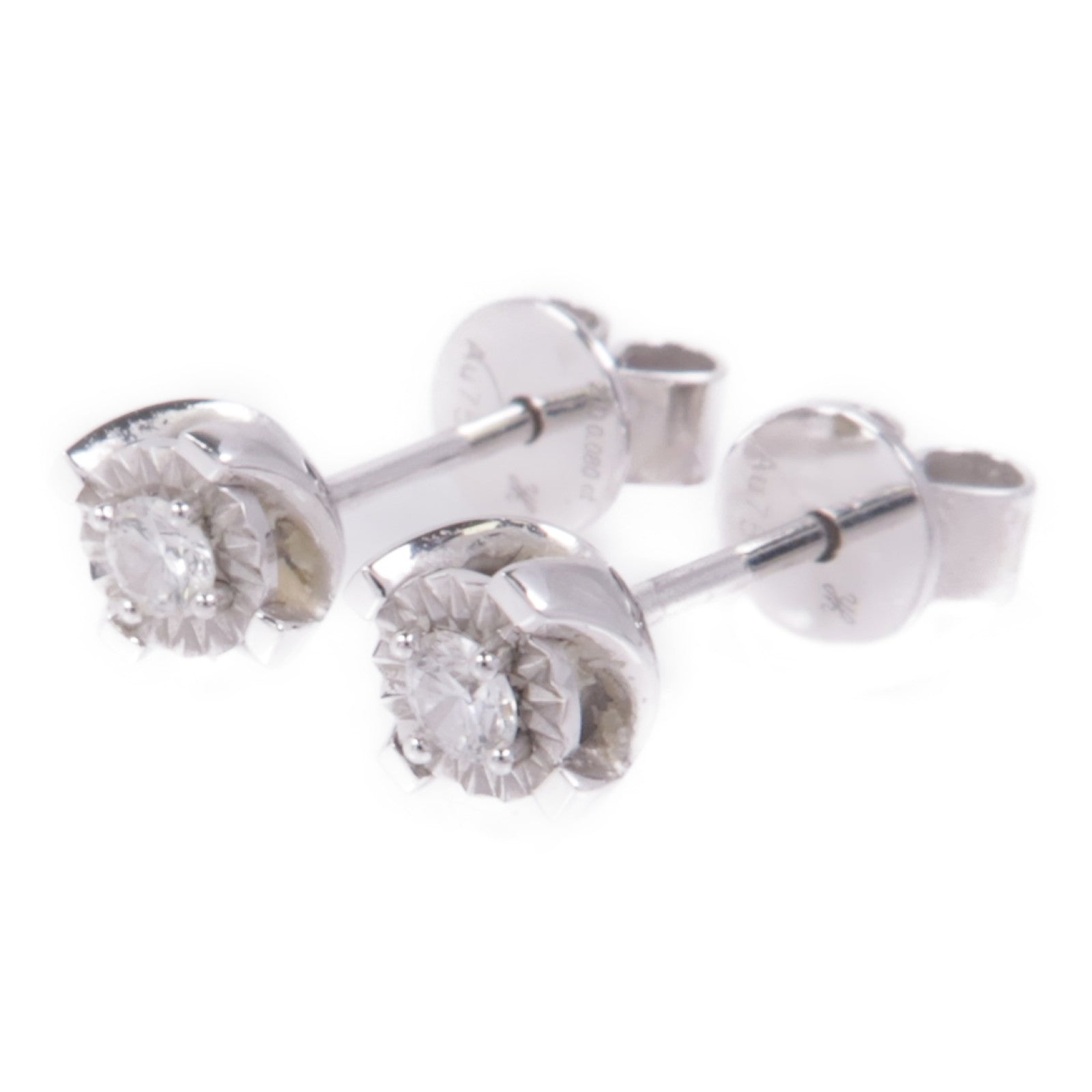 JEWELRY 18K白金Diamond Earrings鑽石耳環