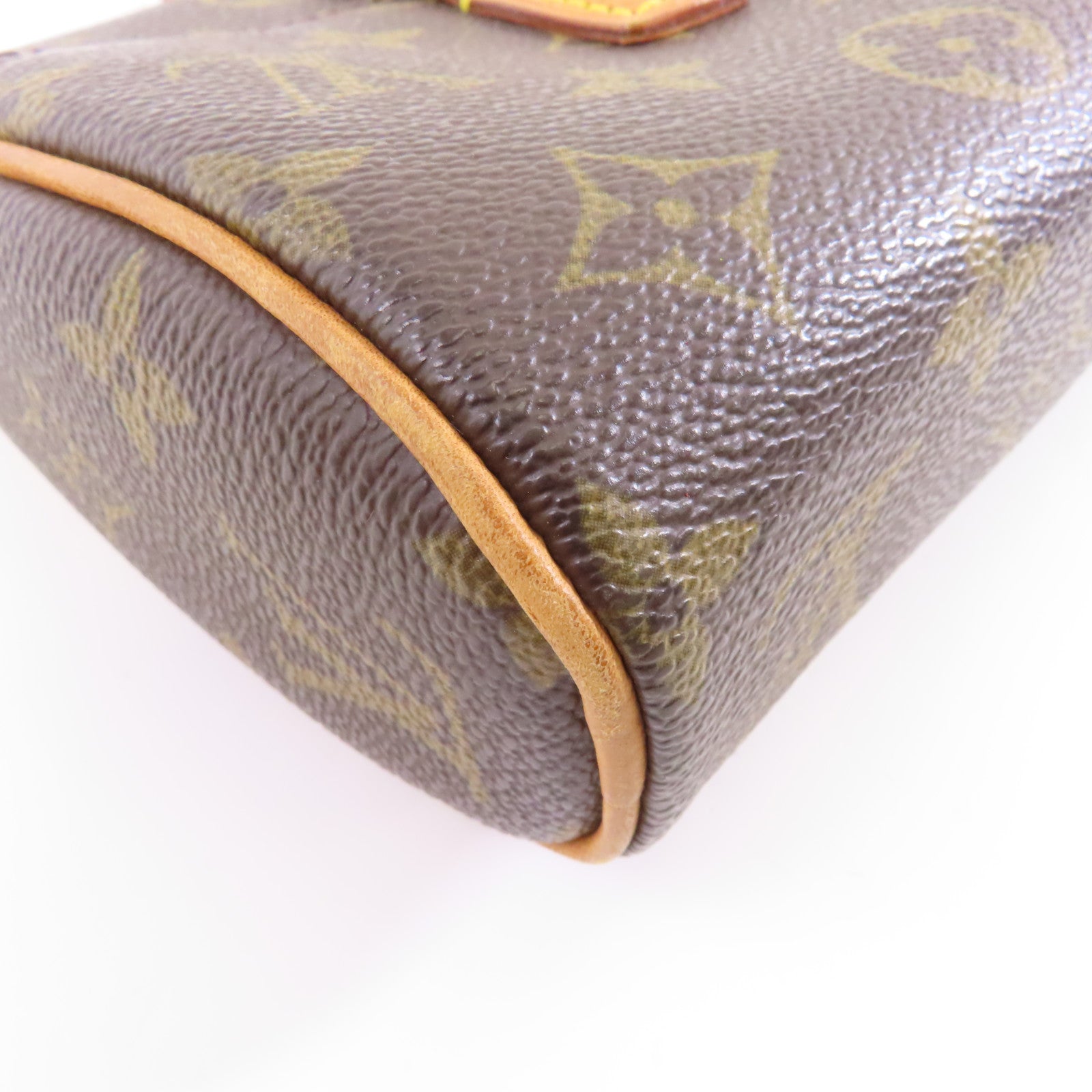 LOUIS VUITTON Monogram Sonatine金扣手挽袋啡色