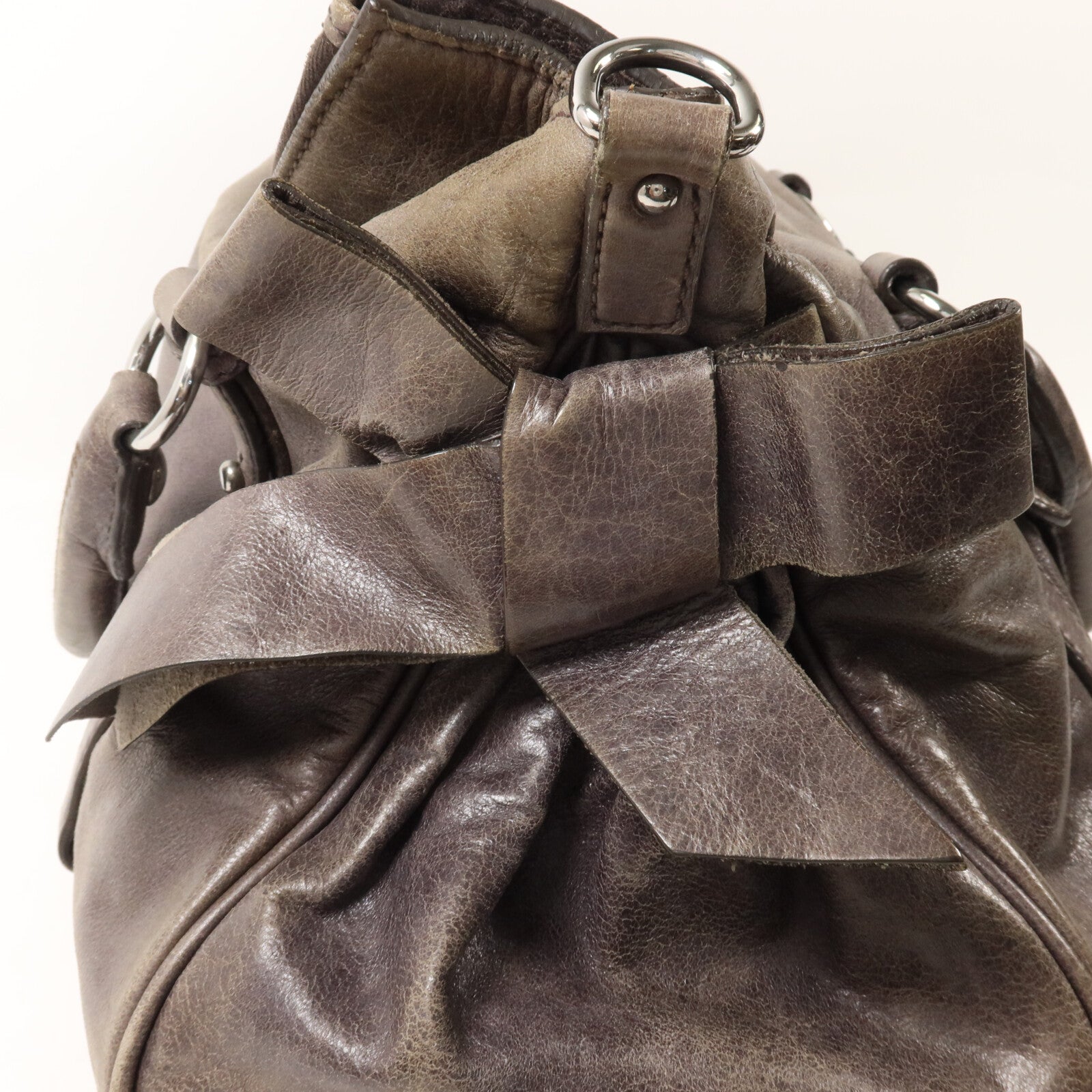 Miu Miu 牛皮皮革Shoulder Bag手挽肩背兩用袋