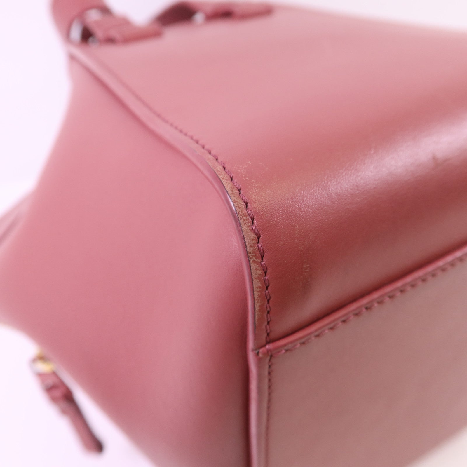 LOEWE 牛皮皮革Hammock Small金扣手挽肩背兩用袋