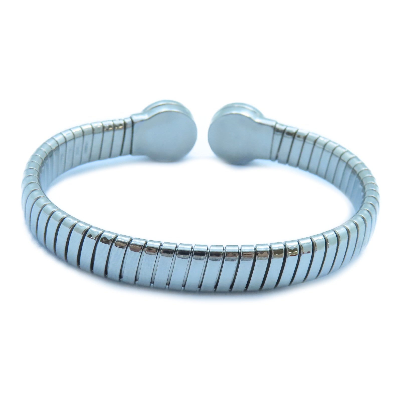 BVLGARI 不鏽鋼/鑽石Bvlgari Bvlgari Tubogas Diamond Bracelet手鐲