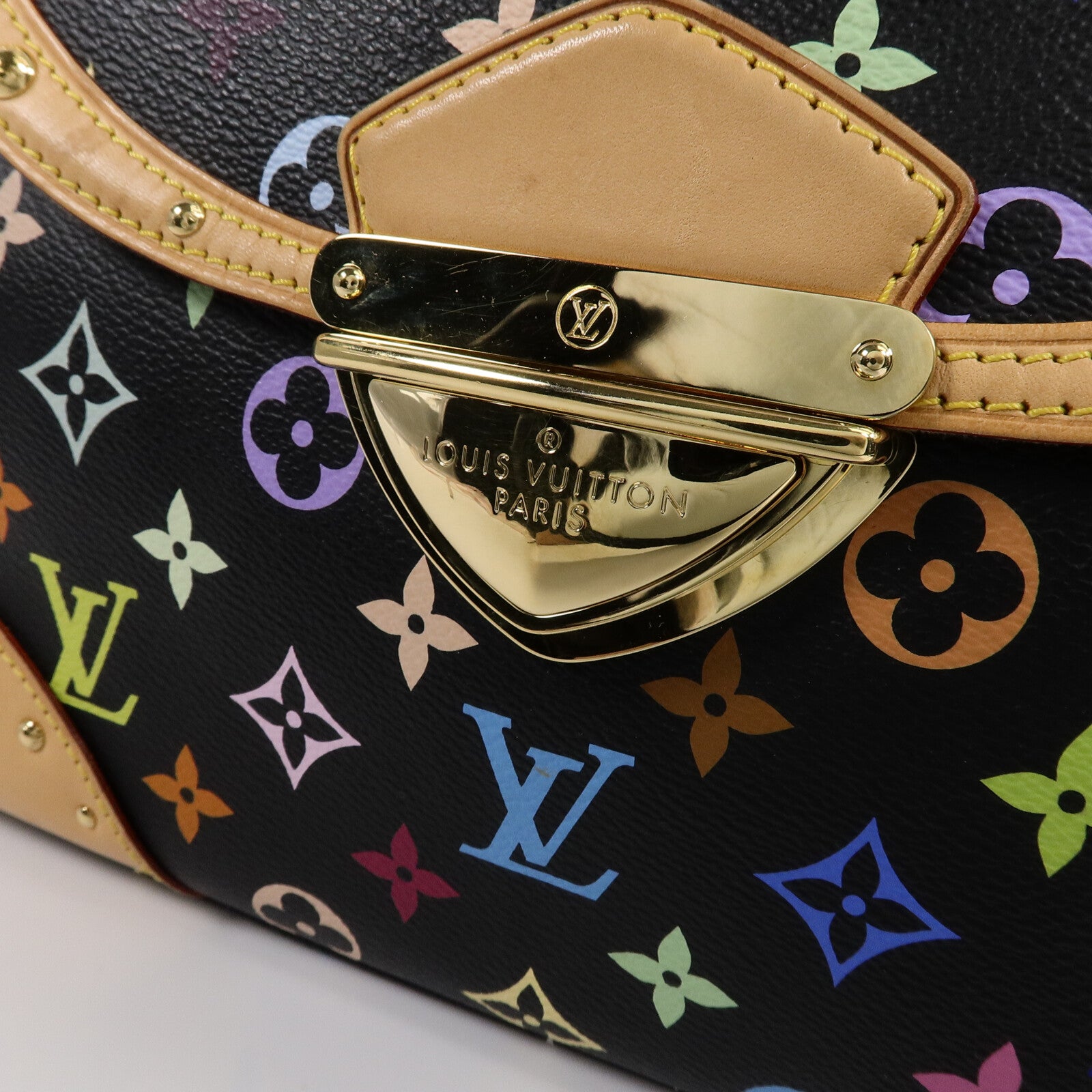 LOUIS VUITTON Monogram Multicolore Beverly MM肩背袋
