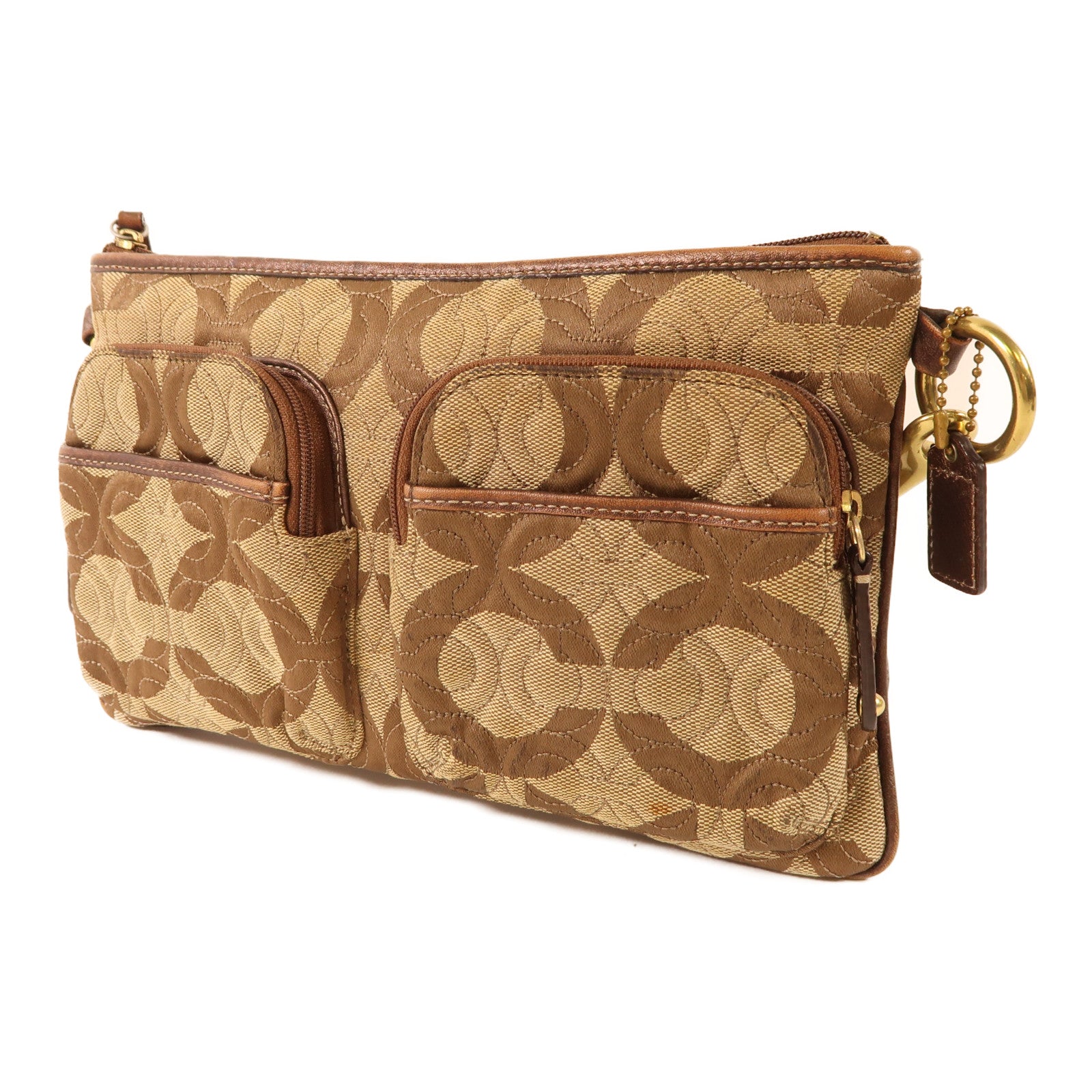 COACH 【激減優惠】帆布Waist Bag金扣腰包