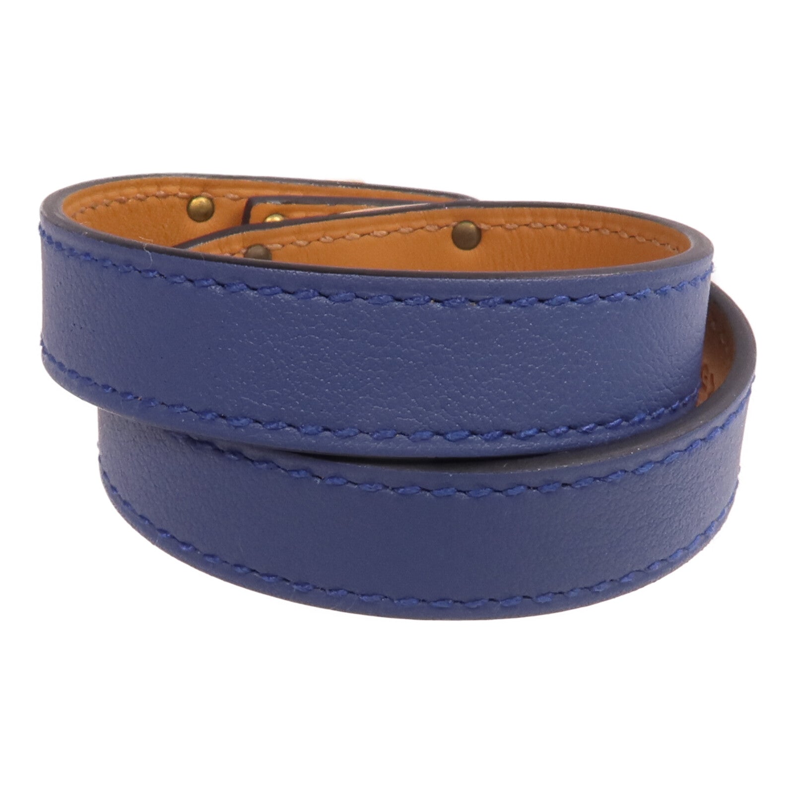 HERMES 【激減優惠】Swift皮革Kelly Double Tour Bracelet金扣手帶