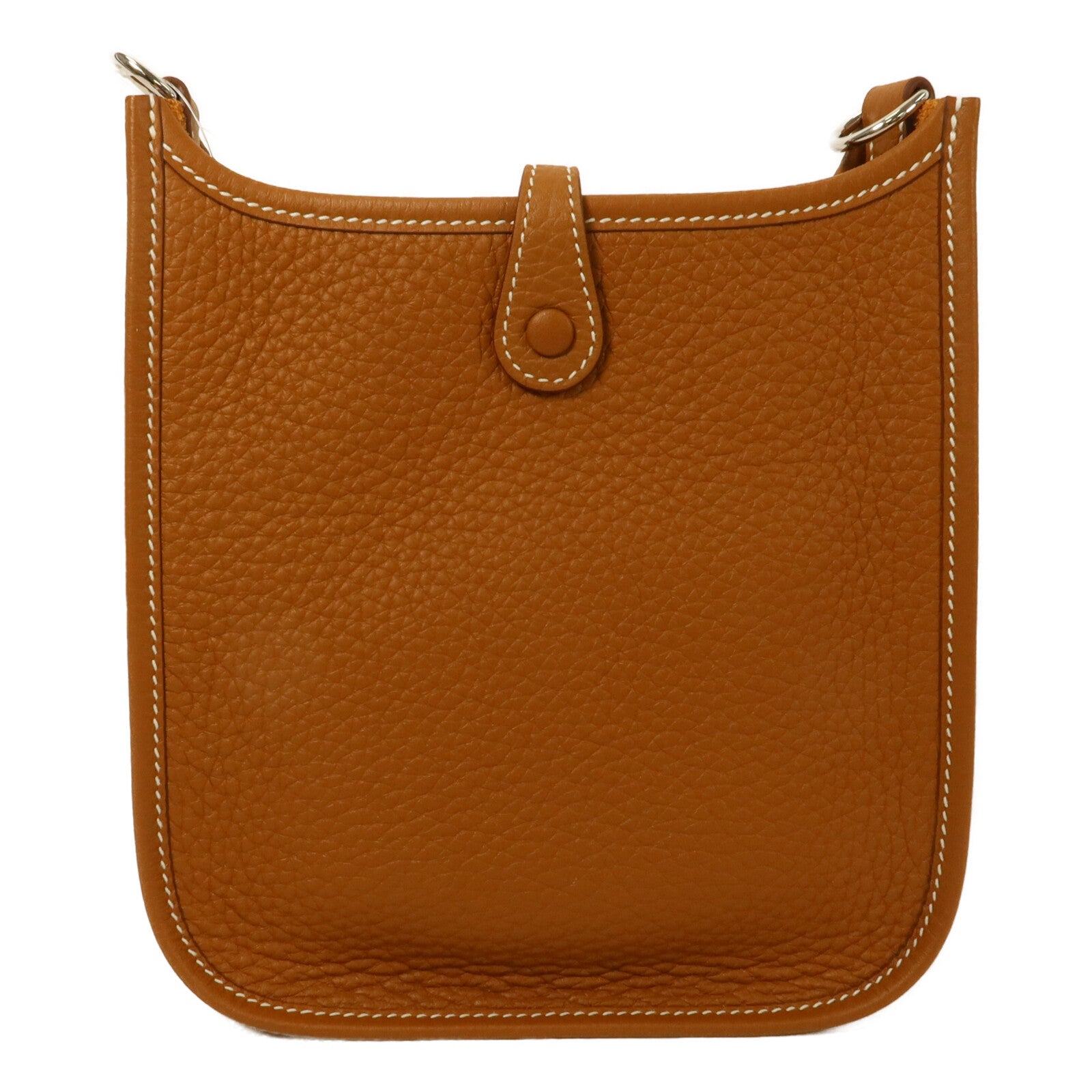 HERMES Clemence皮革Evelyne TPM肩背袋Gold
