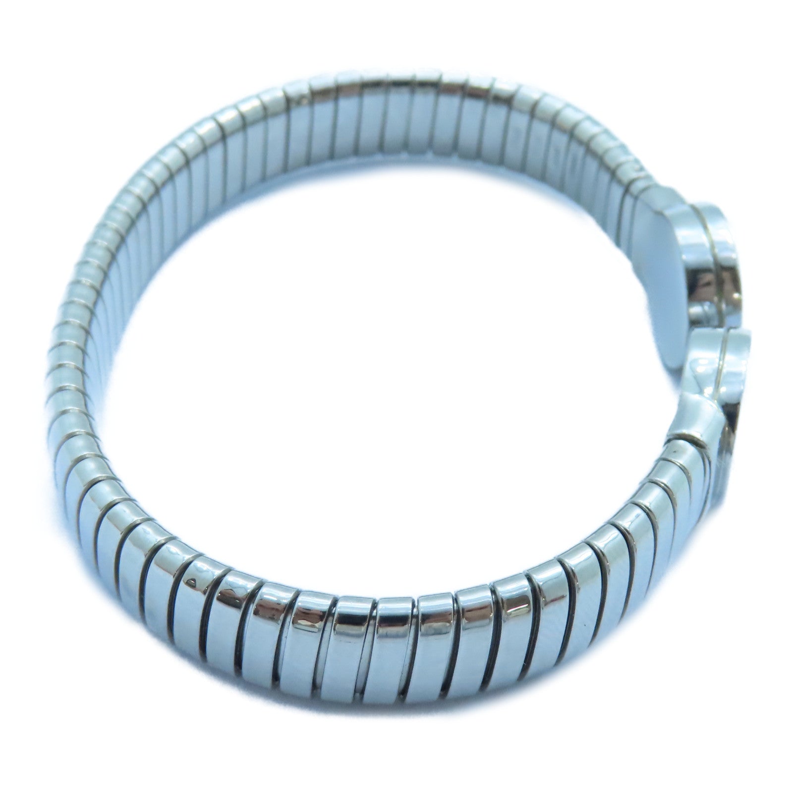 BVLGARI 不鏽鋼/鑽石Bvlgari Bvlgari Tubogas Diamond Bracelet手鐲