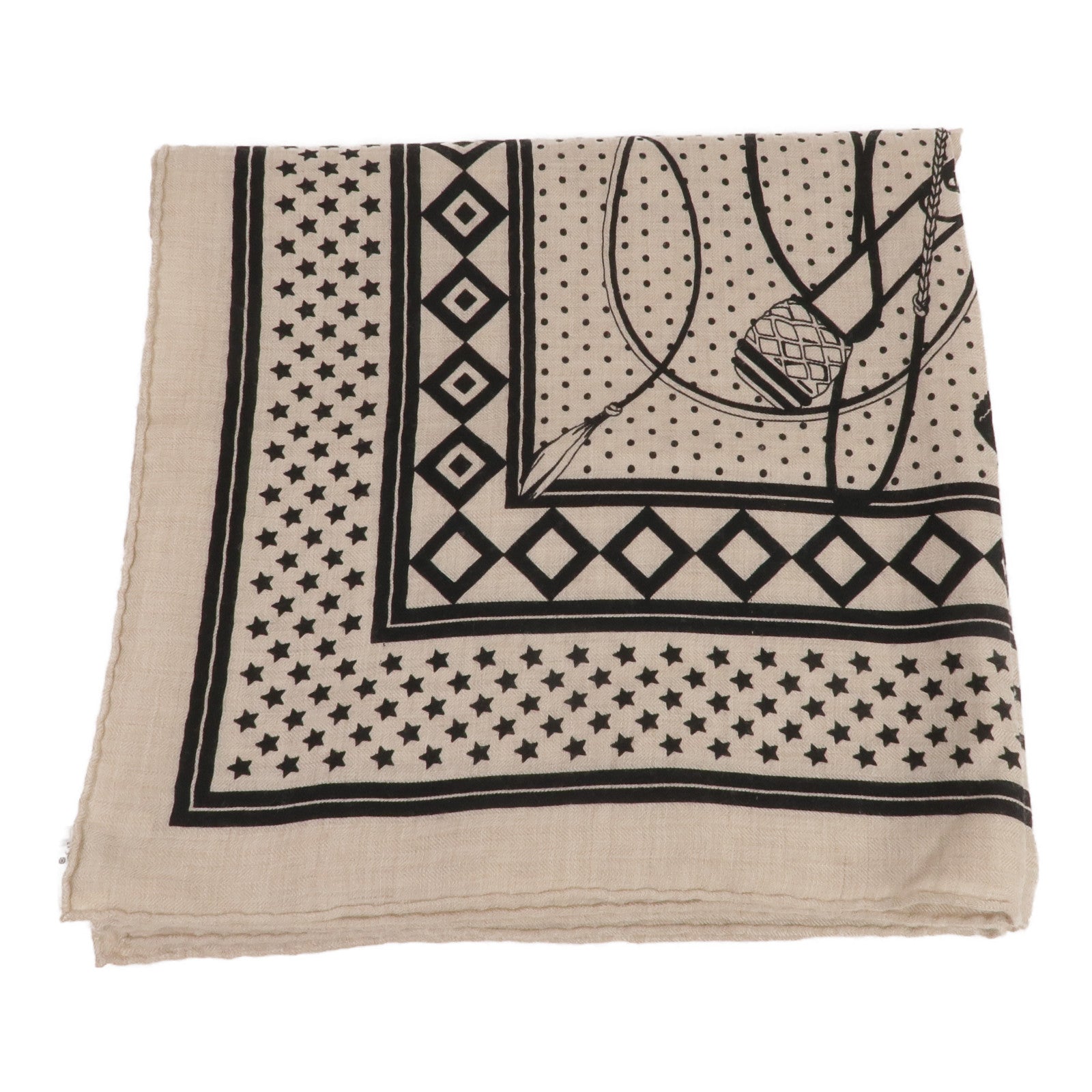 HERMES 羊絨/絲質Scarf 140圍巾