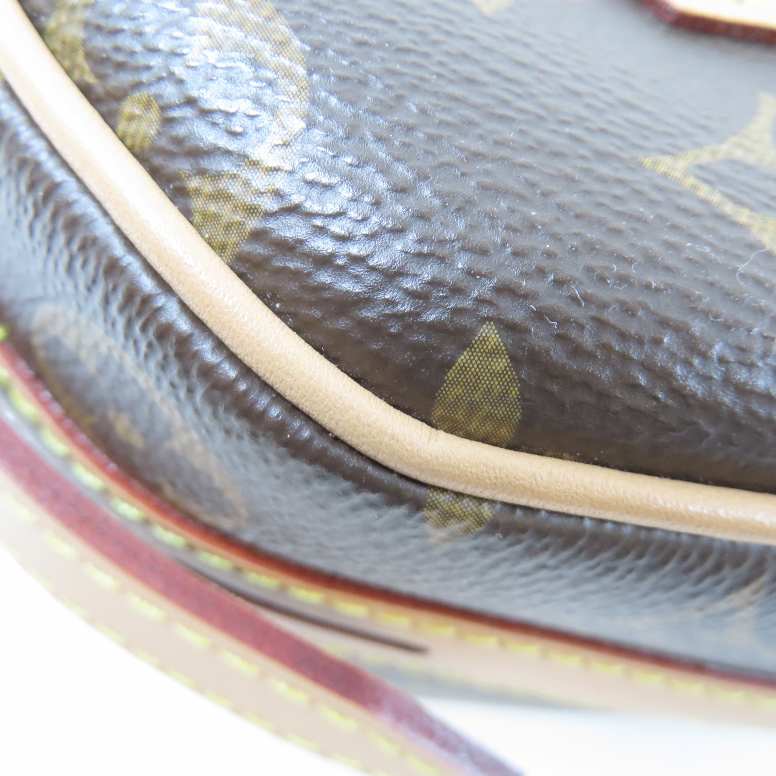 LOUIS VUITTON Monogram Boite Chapeau Souple MM金扣肩背袋啡色