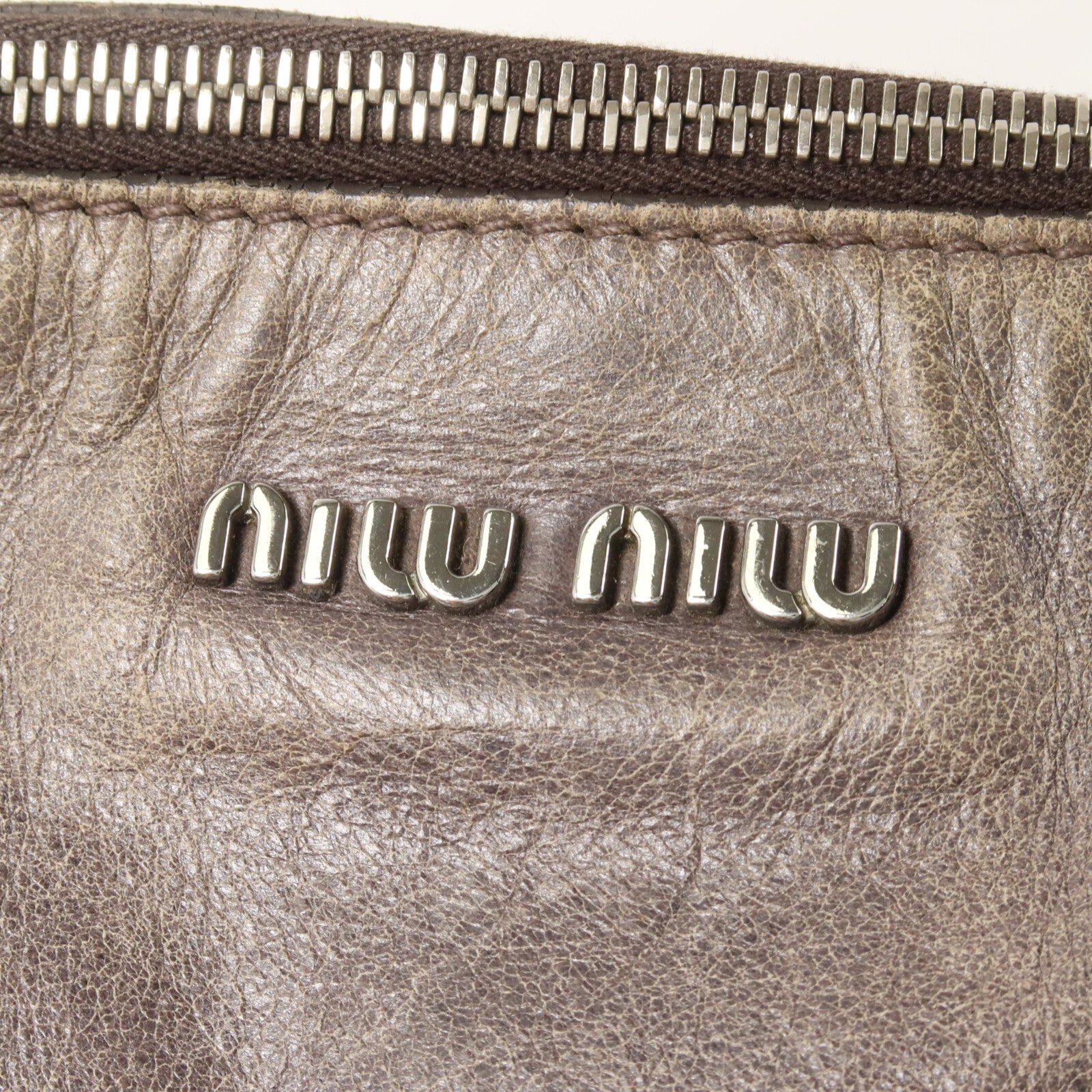 Miu Miu 牛皮皮革Shoulder Bag手挽肩背兩用袋
