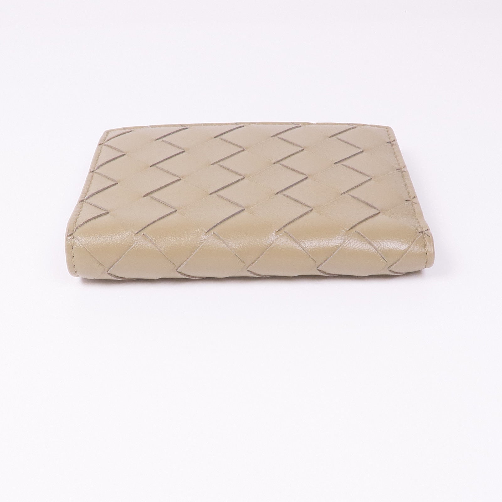 BOTTEGA VENETA 織紋皮革Bi-Fold Wallet金扣錢包