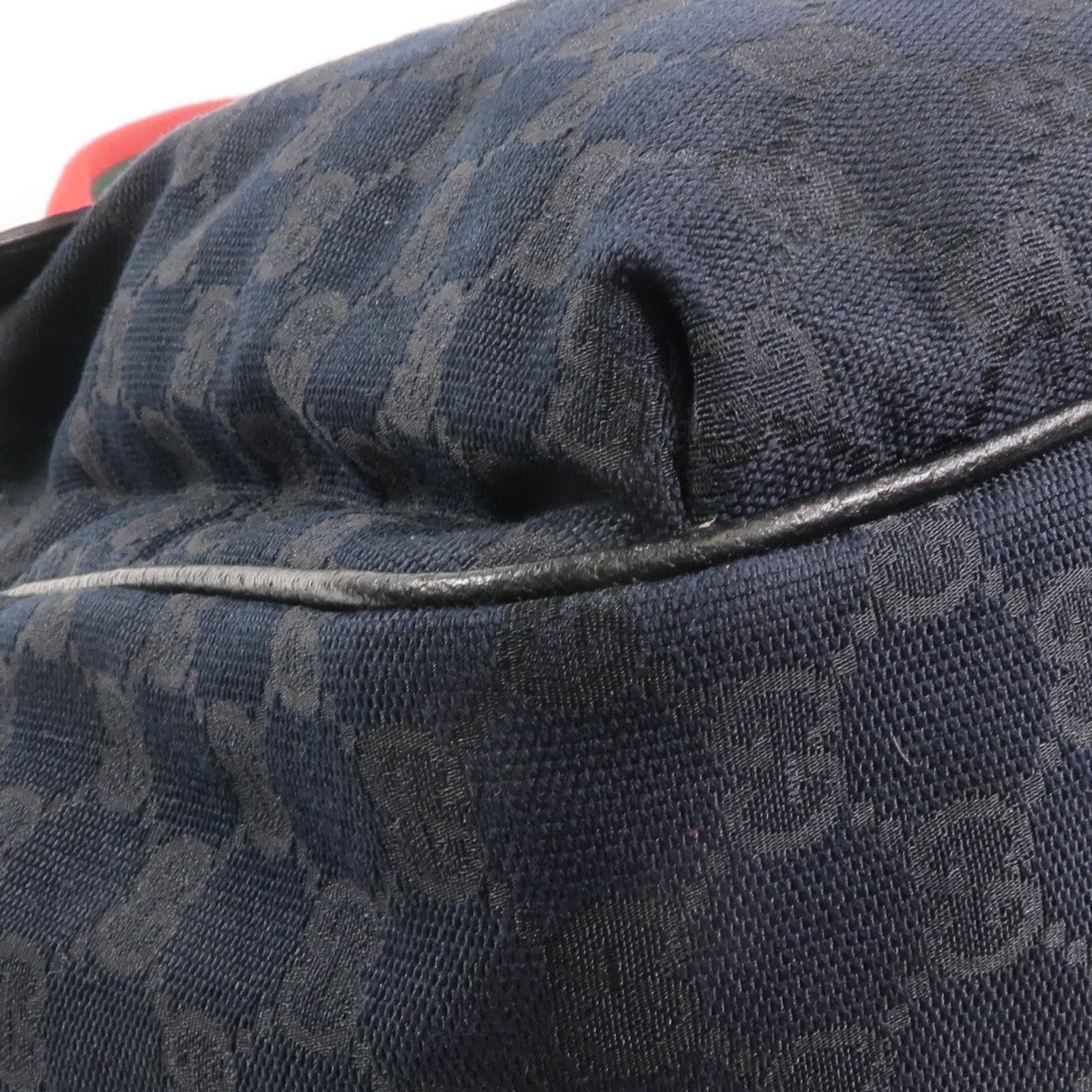 GUCCI 帆布Tote Bag銀扣手挽袋