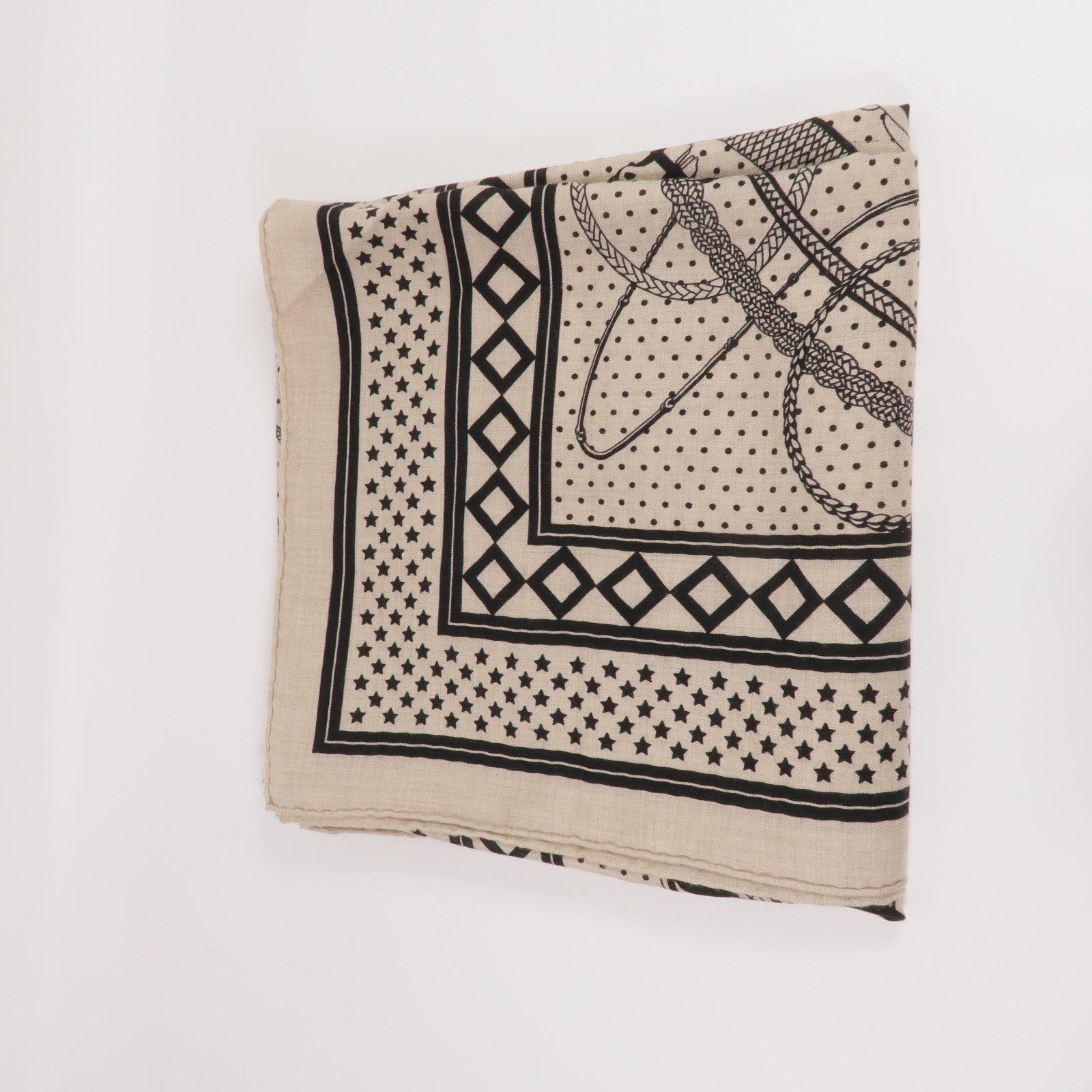 HERMES 羊絨/絲質Scarf 140圍巾