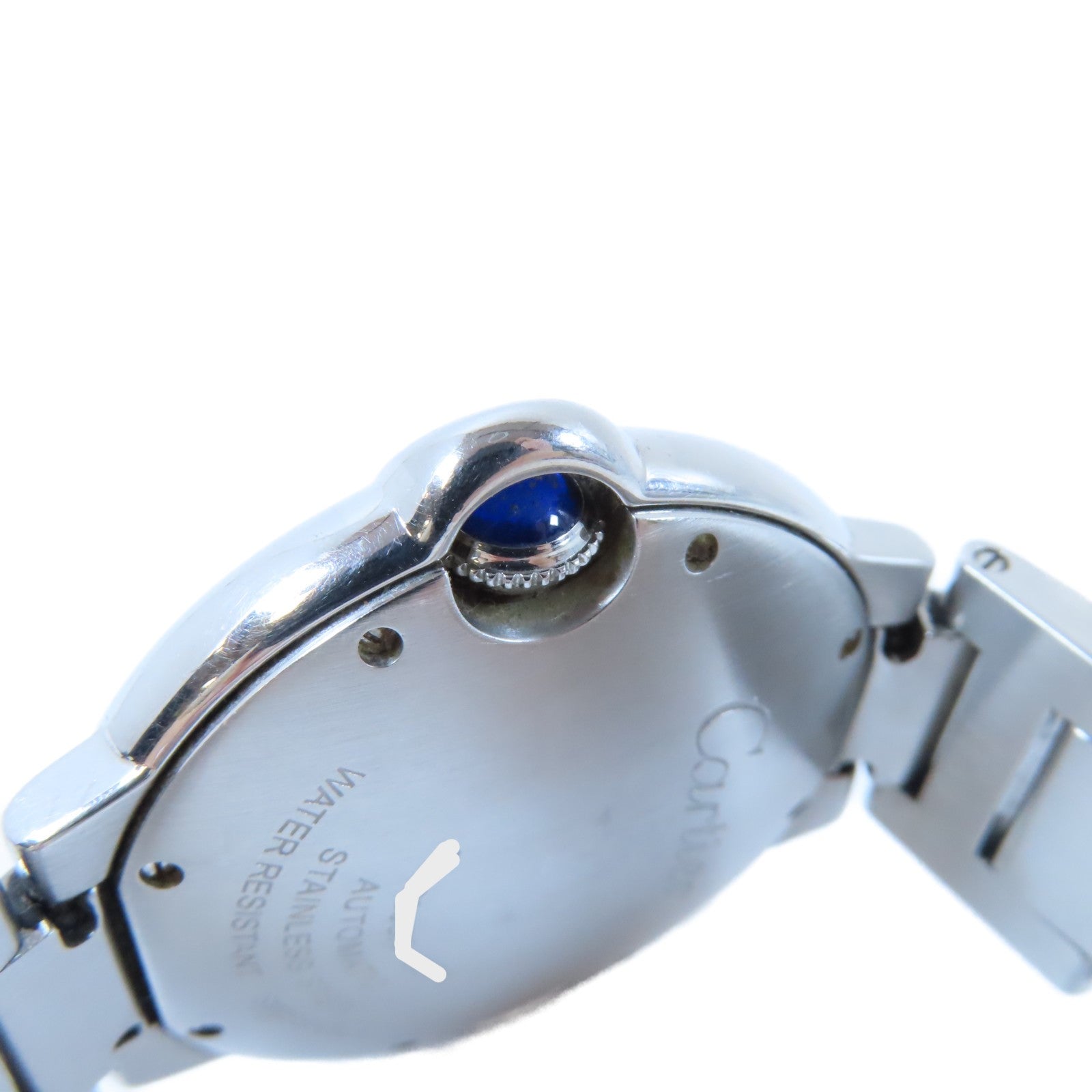 CARTIER Ballon Blue不鏽鋼手錶自動機芯銀色