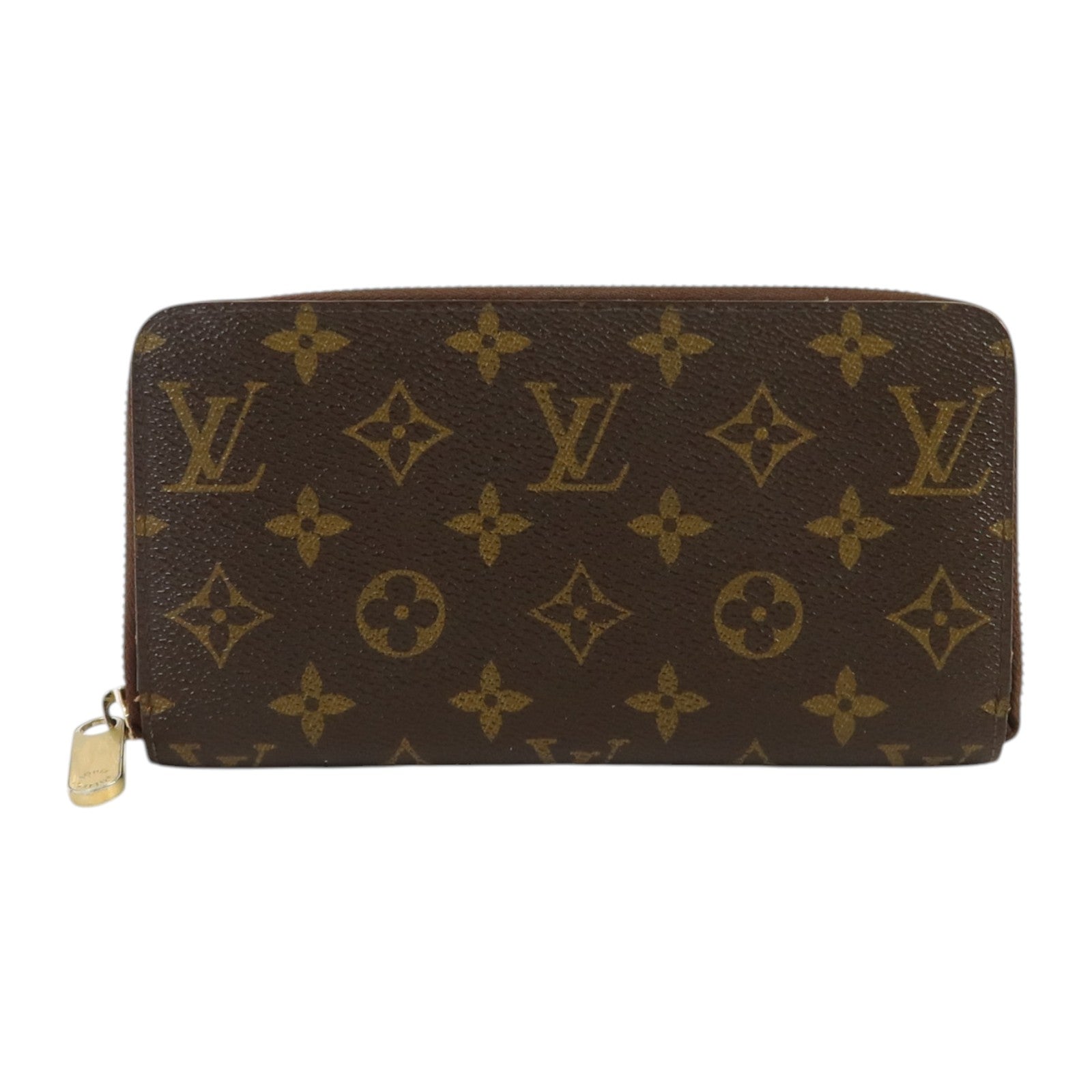 LOUIS VUITTON Monogram Zippy Wallet金扣長錢包