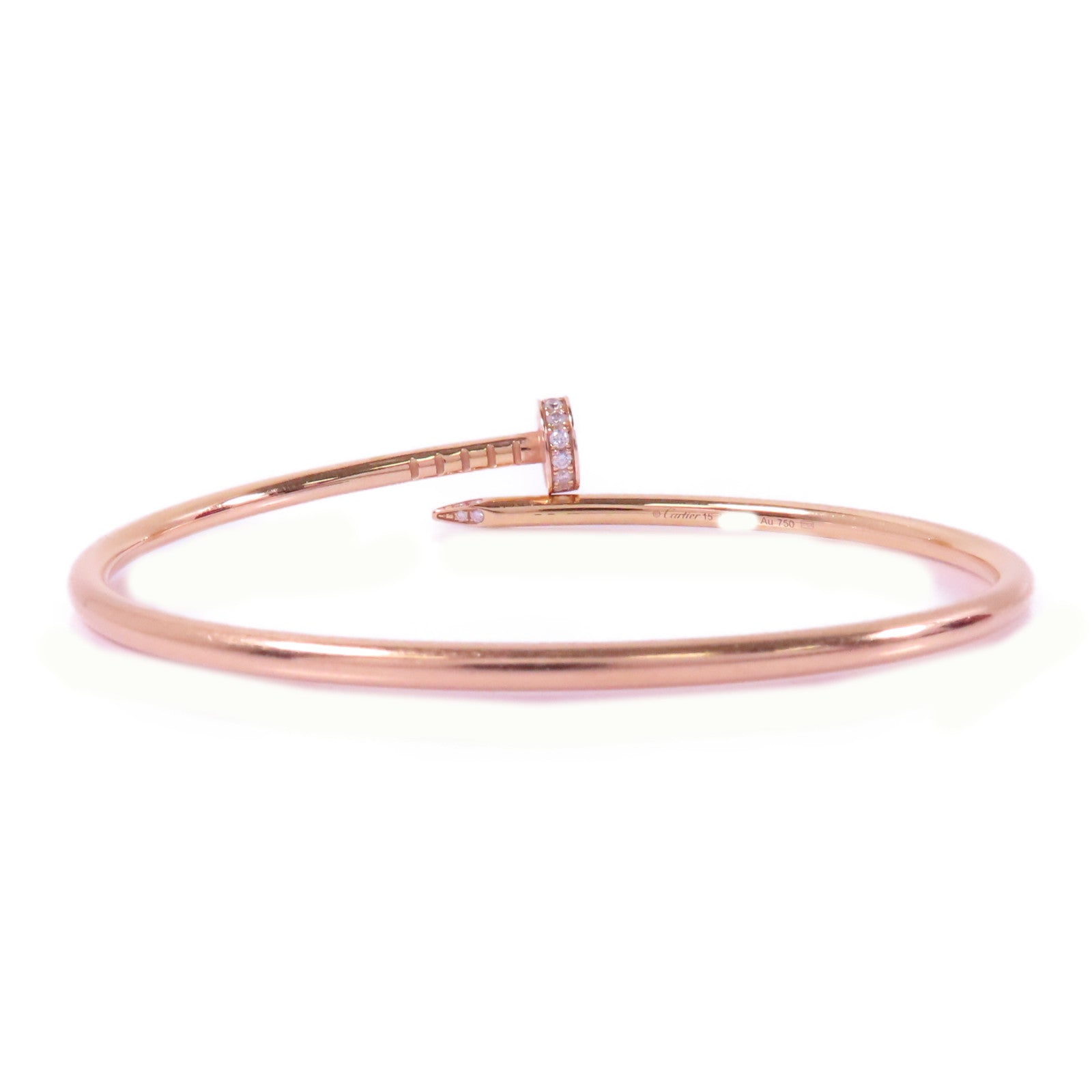 CARTIER 18K玫瑰金Juste Un Clou Bangle手鐲Cartier#15