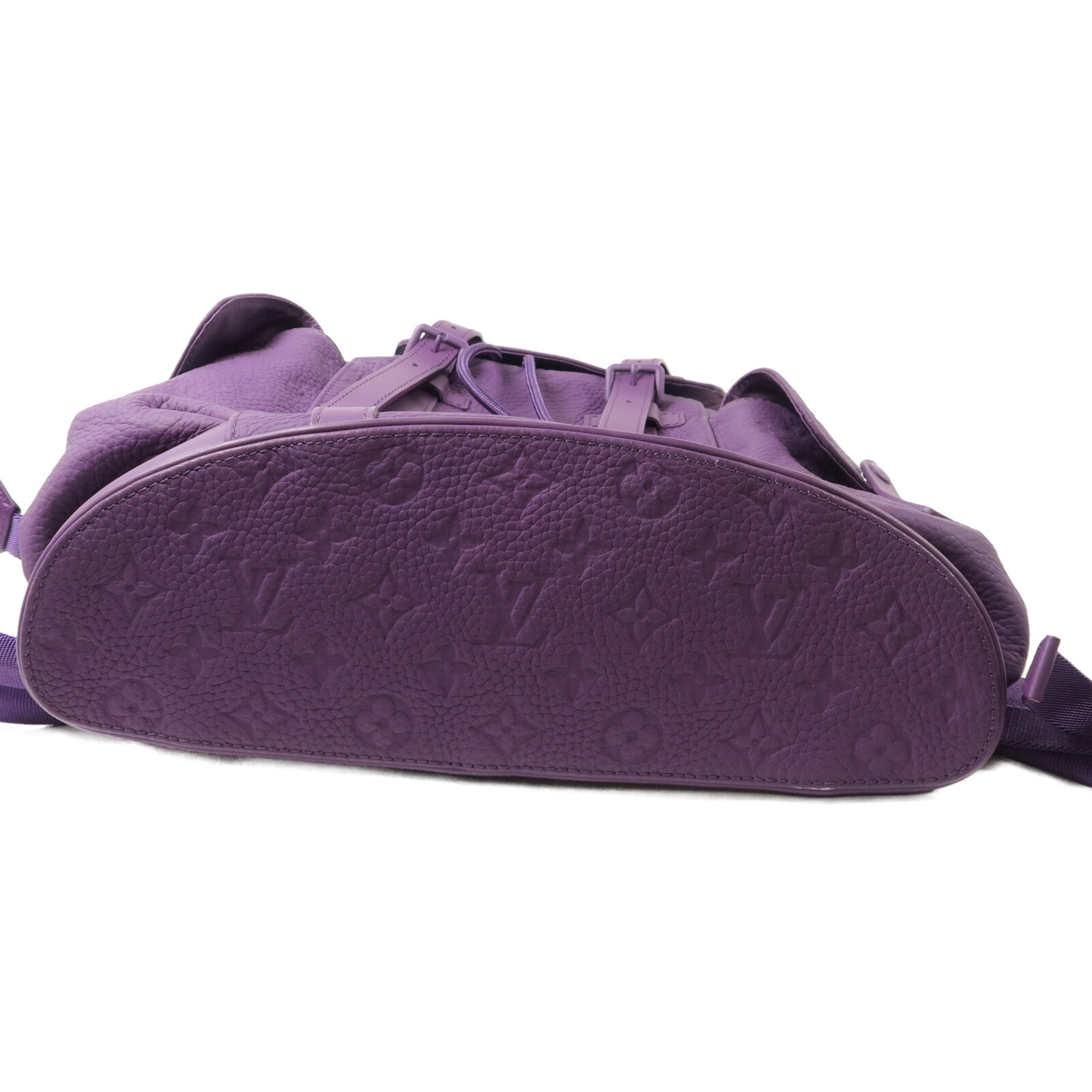 LOUIS VUITTON Monogram Taurillon Christopher PM背包