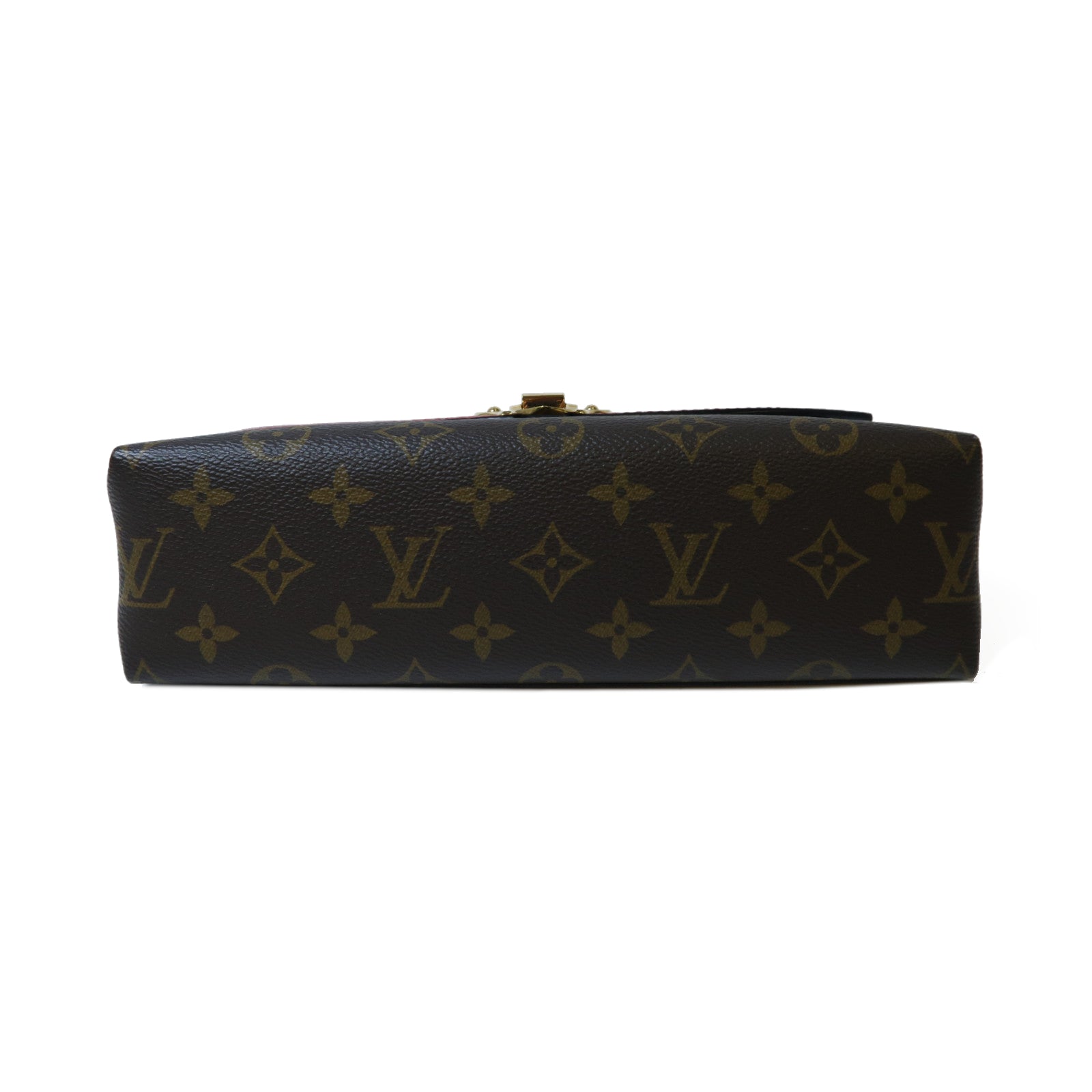 LOUIS VUITTON 【激減優惠】Monogram Saint Placide Chain Shoulder Bag金扣鏈帶肩背袋啡色/紅色