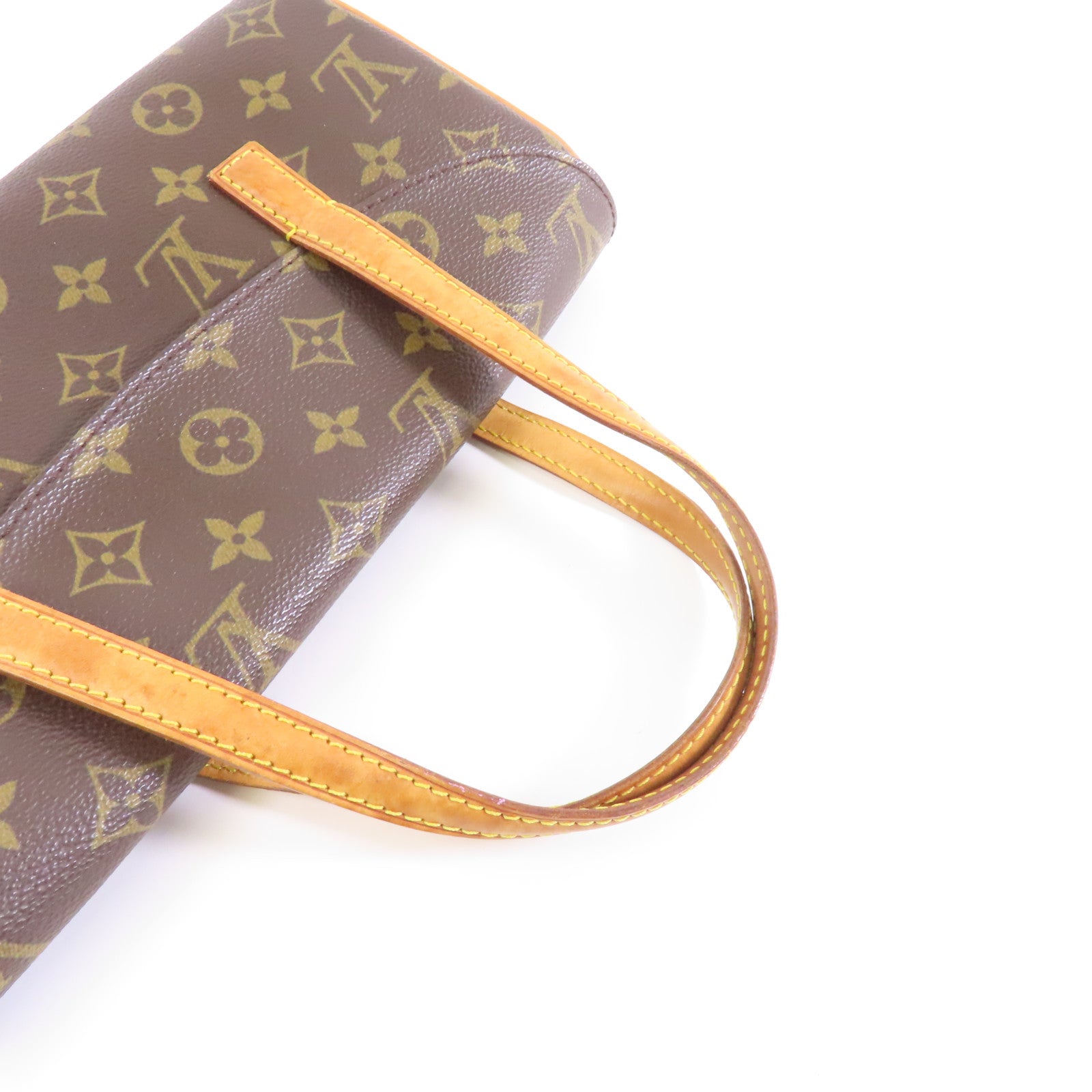 LOUIS VUITTON Monogram Sonatine金扣手挽袋啡色