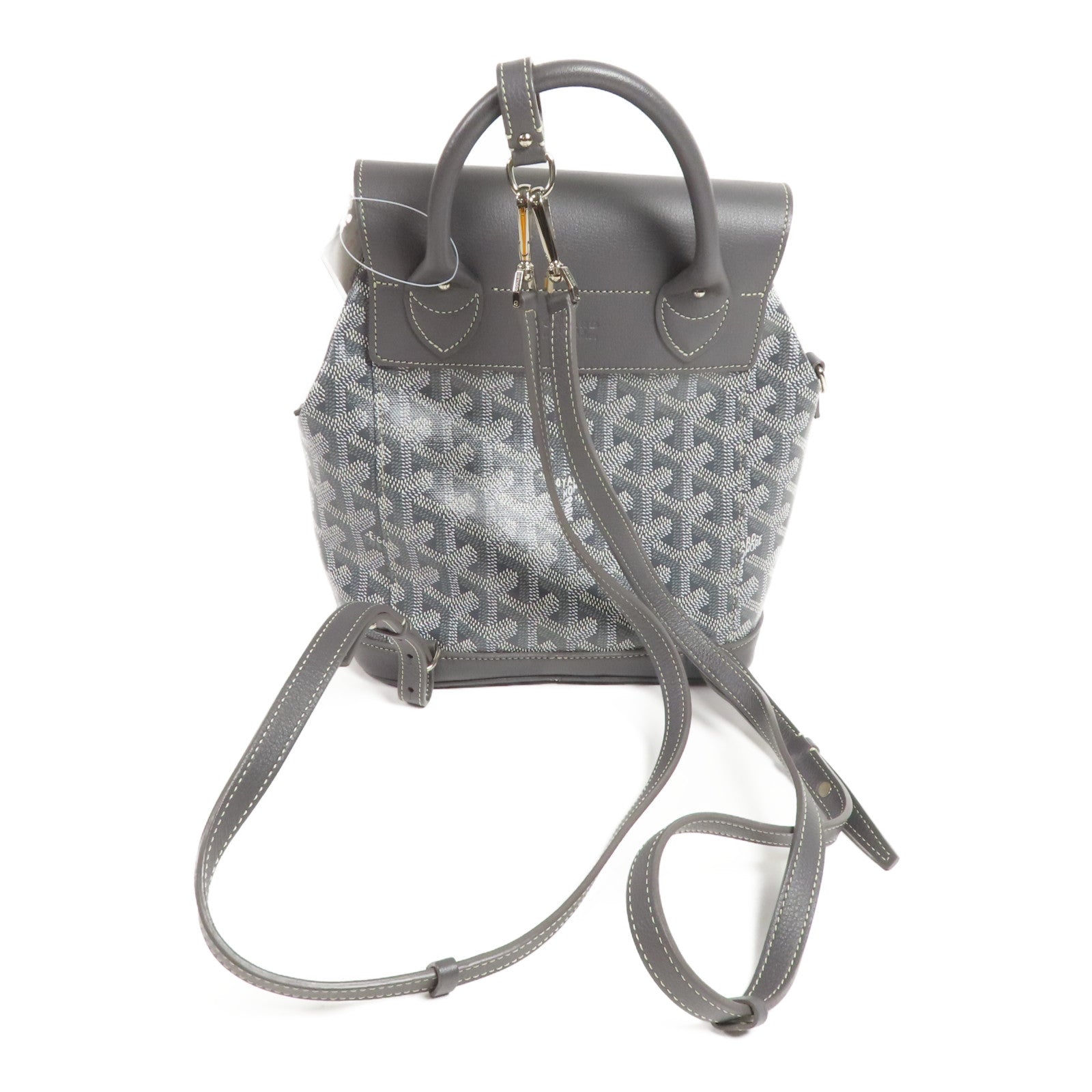 GOYARD 塗層帆布Rucksack銀扣背包