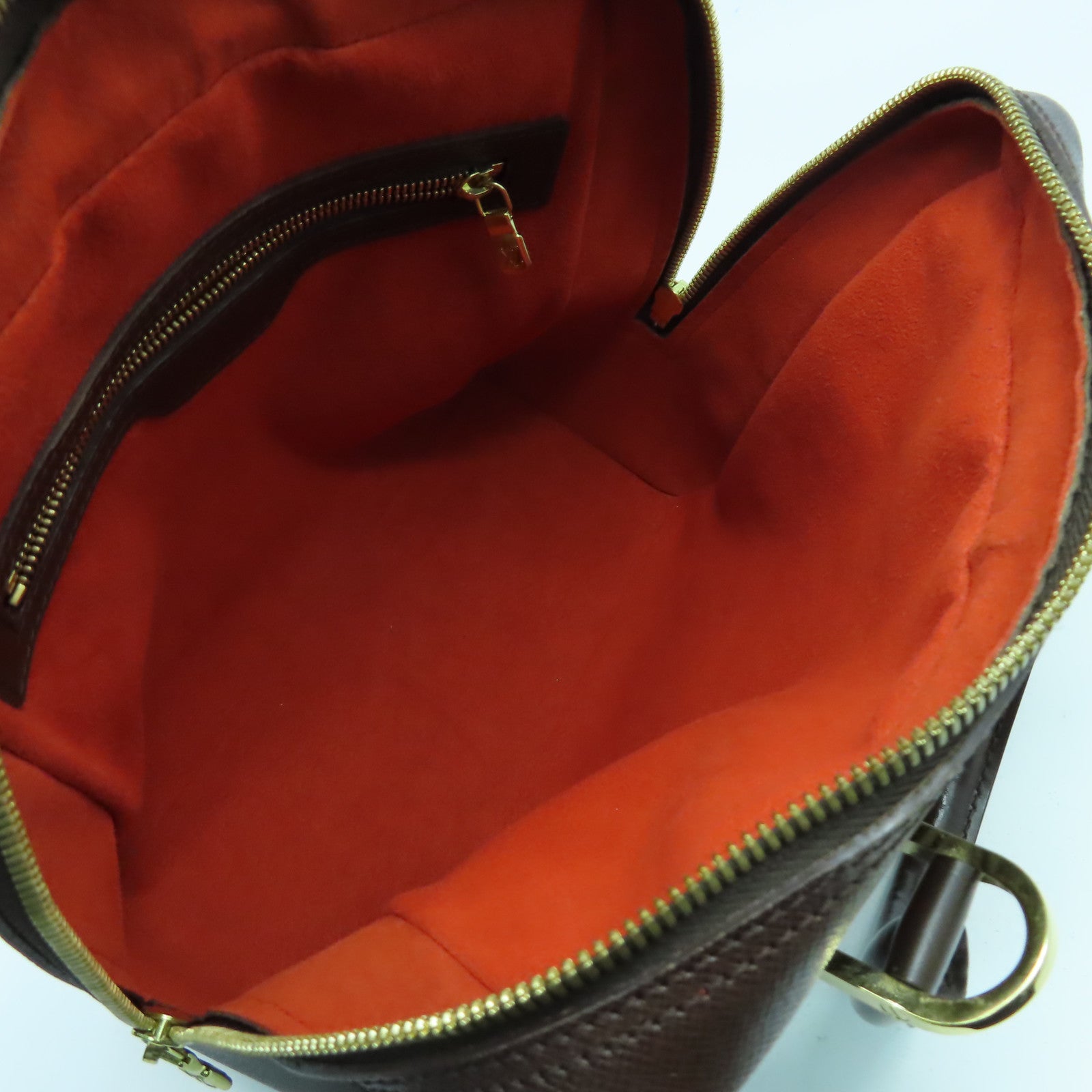 LOUIS VUITTON 【激減優惠】Damier Brera金扣手挽袋啡色