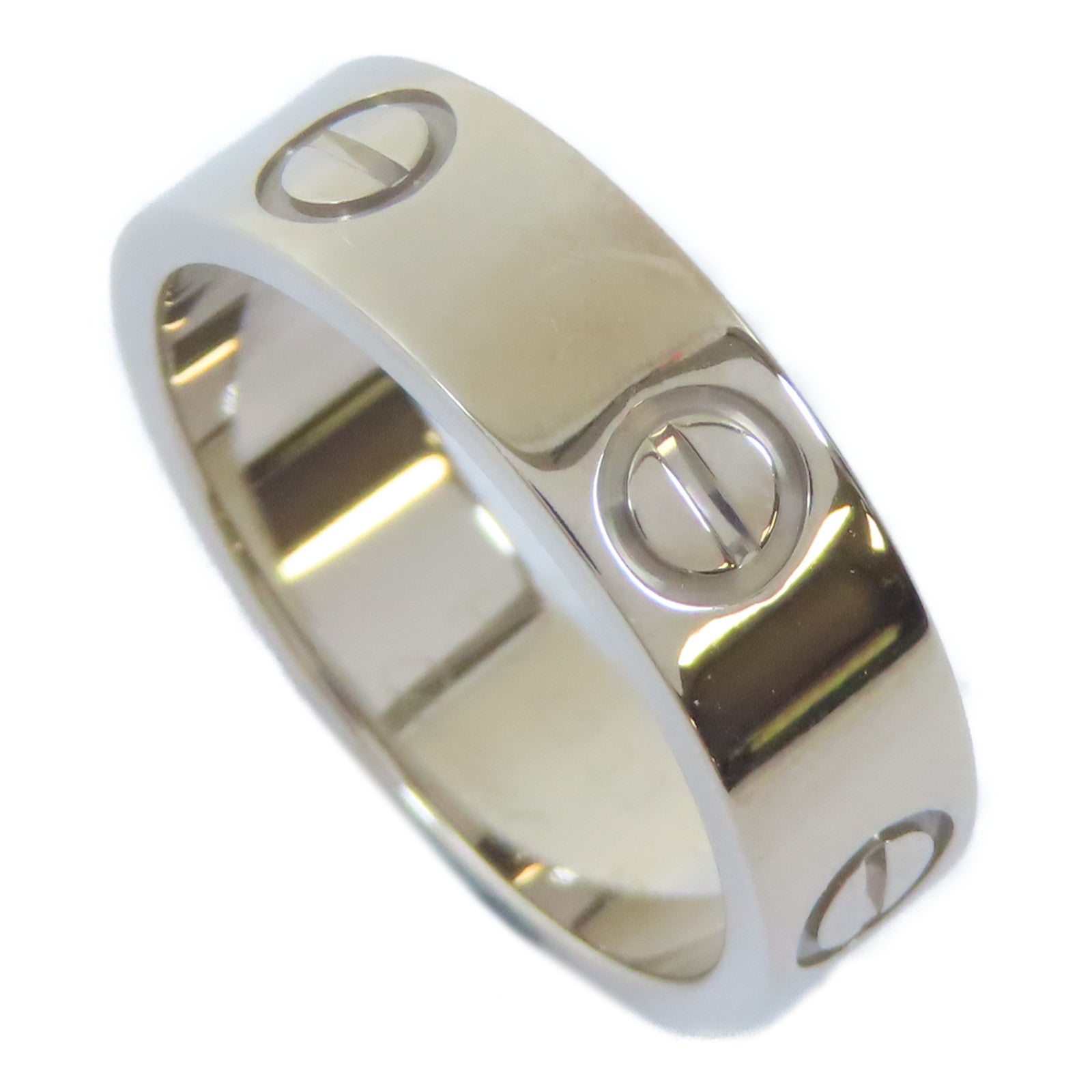 CARTIER 18K白金Love Ring戒指Cartier#53/US#6.25