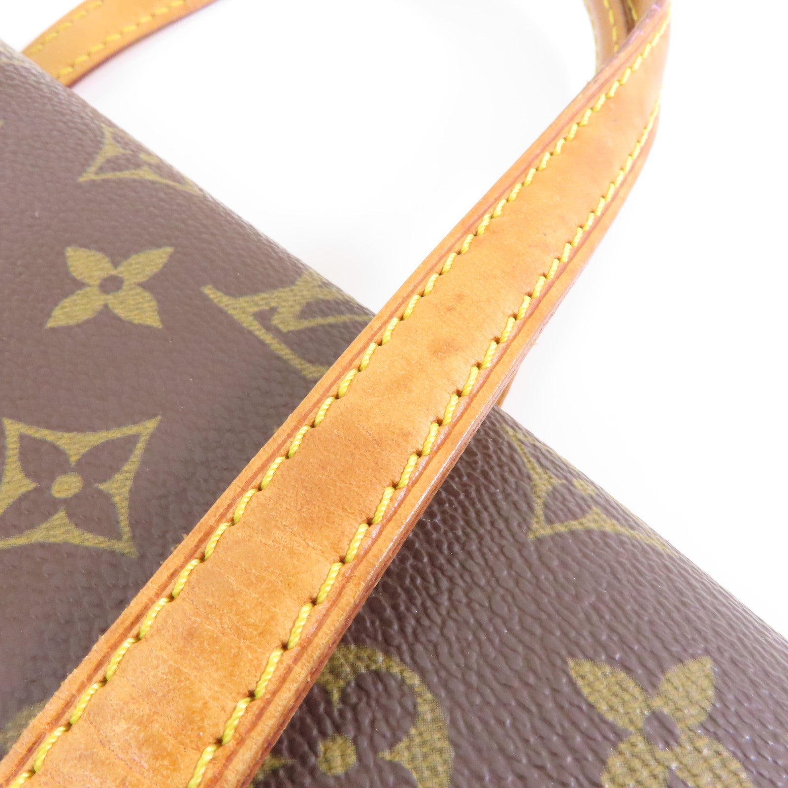 LOUIS VUITTON Monogram Sonatine金扣手挽袋啡色