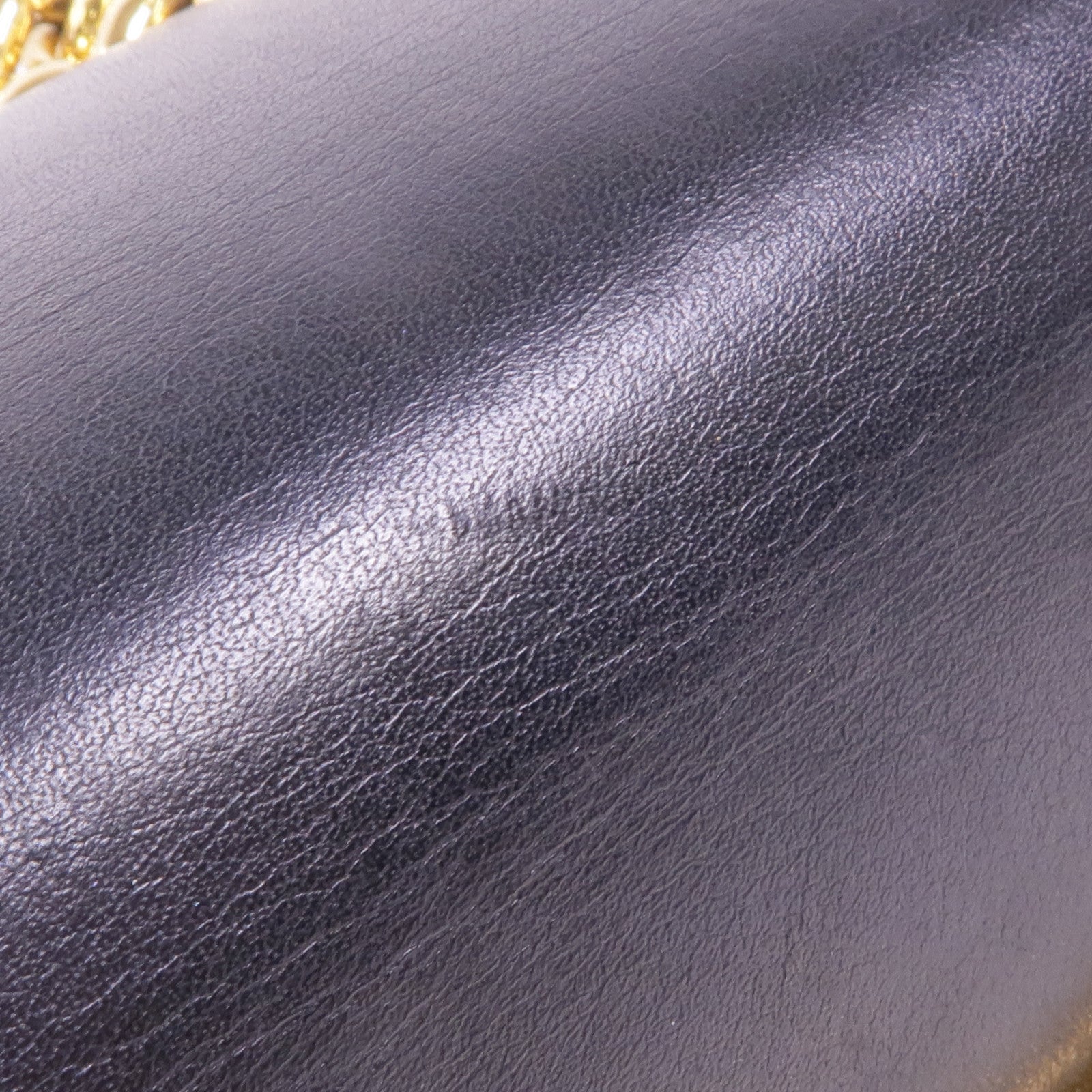 GUCCI 塗層帆布/皮革Padlock Small金扣鏈帶肩背袋