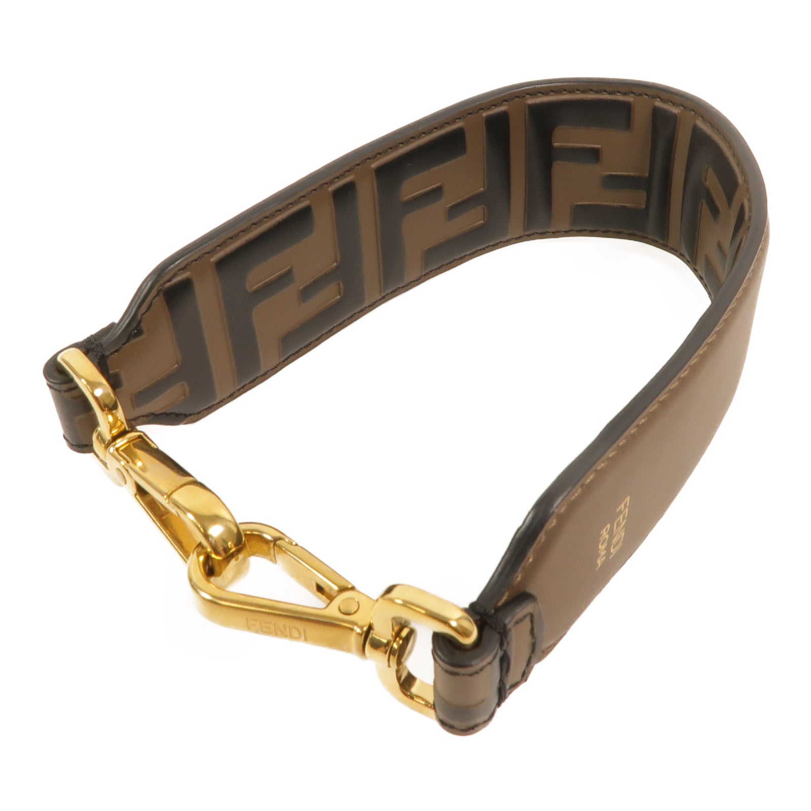 FENDI 牛皮皮革Mini Strap You肩背帶