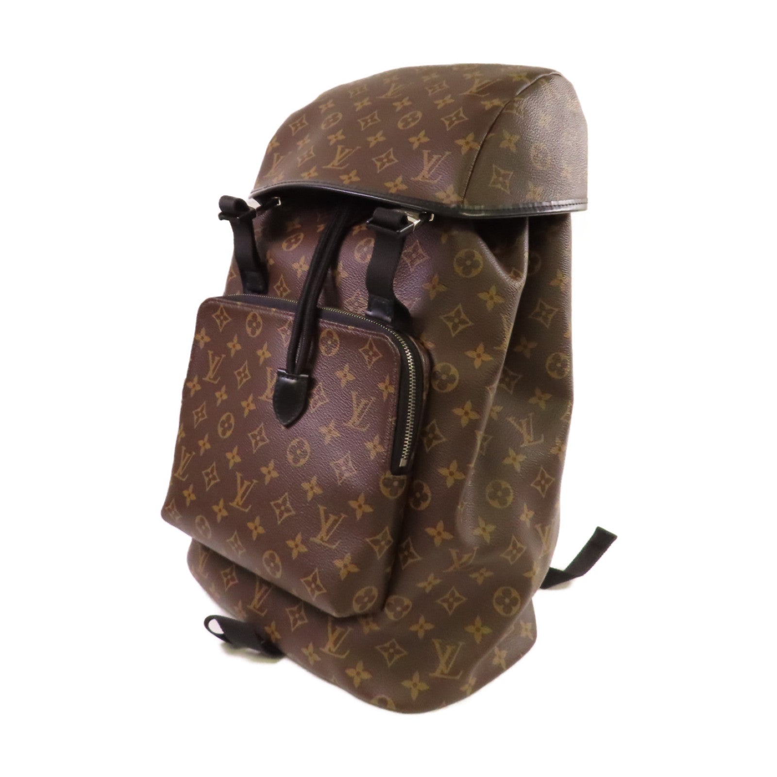 LOUIS VUITTON Monogram Zack Rucksack銀扣背包啡色