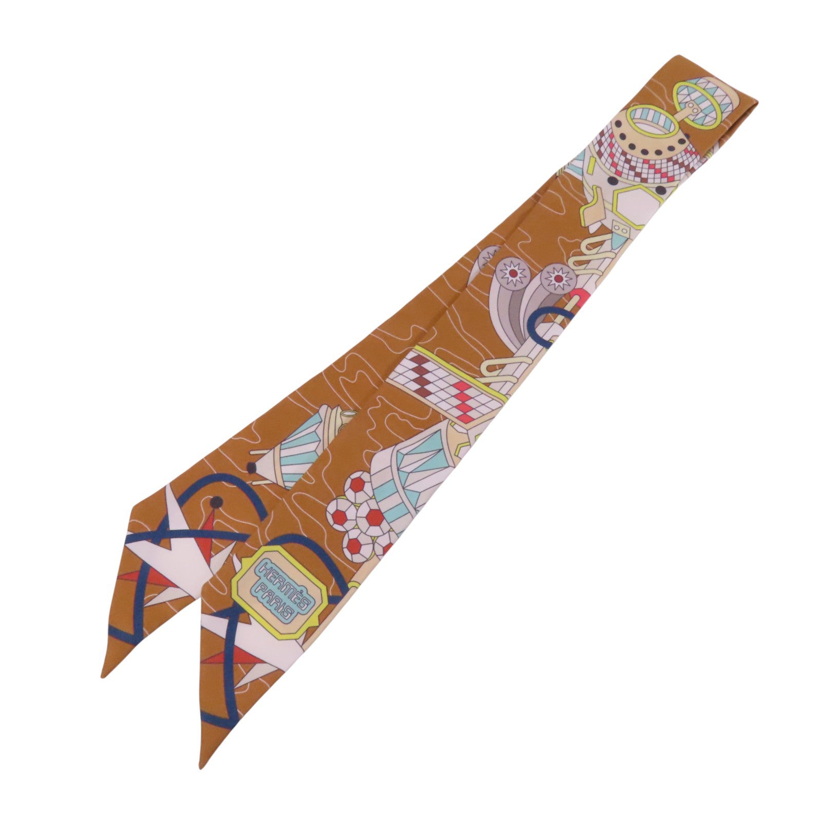 HERMES 絲質Twilly Scarf絲巾