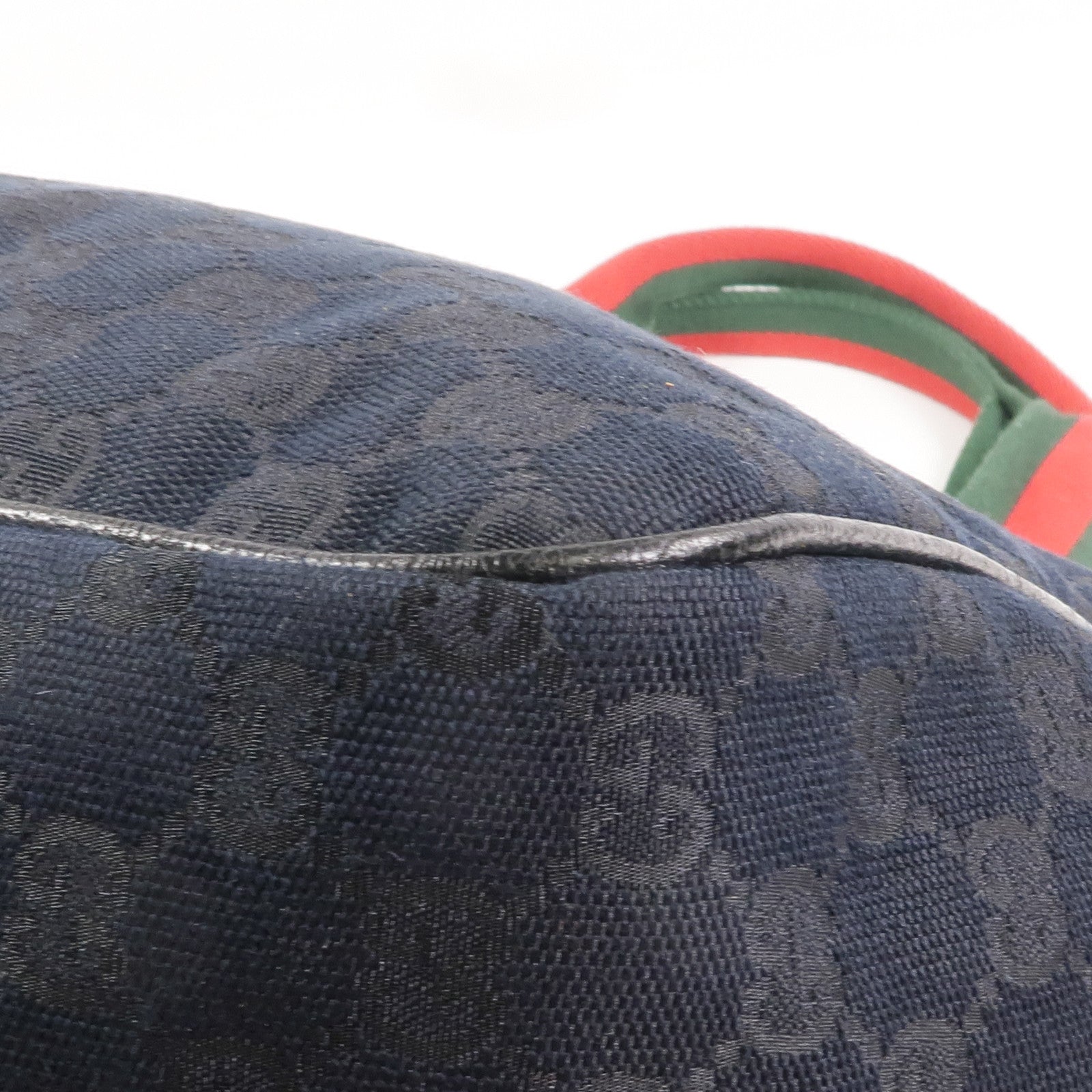 GUCCI 帆布Tote Bag銀扣手挽袋