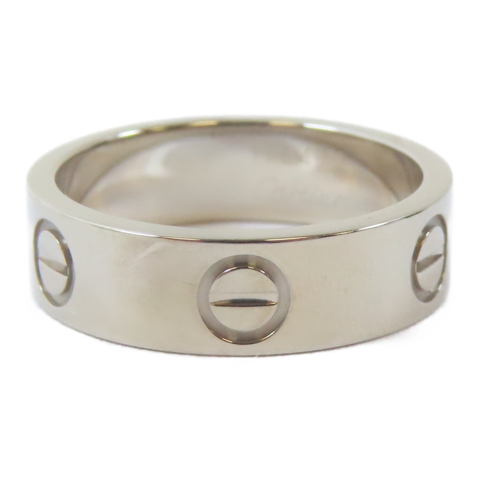 CARTIER 18K白金Love Ring戒指Cartier#53/US#6.25