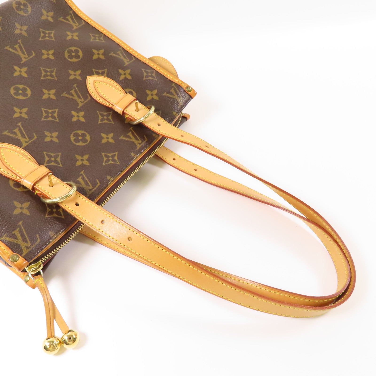 LOUIS VUITTON Monogram Popincourt Haut金扣肩背袋