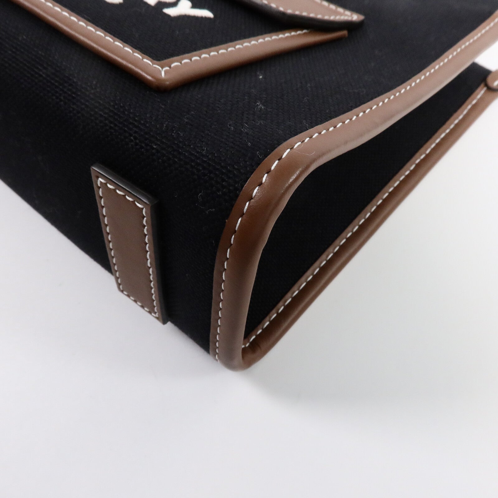 BURBERRY 帆布Mini Freya Tote Bag手挽肩背兩用袋