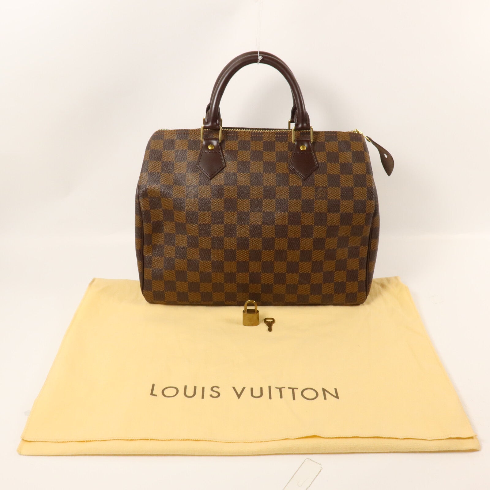 LOUIS VUITTON Damier Speedy 30手挽袋